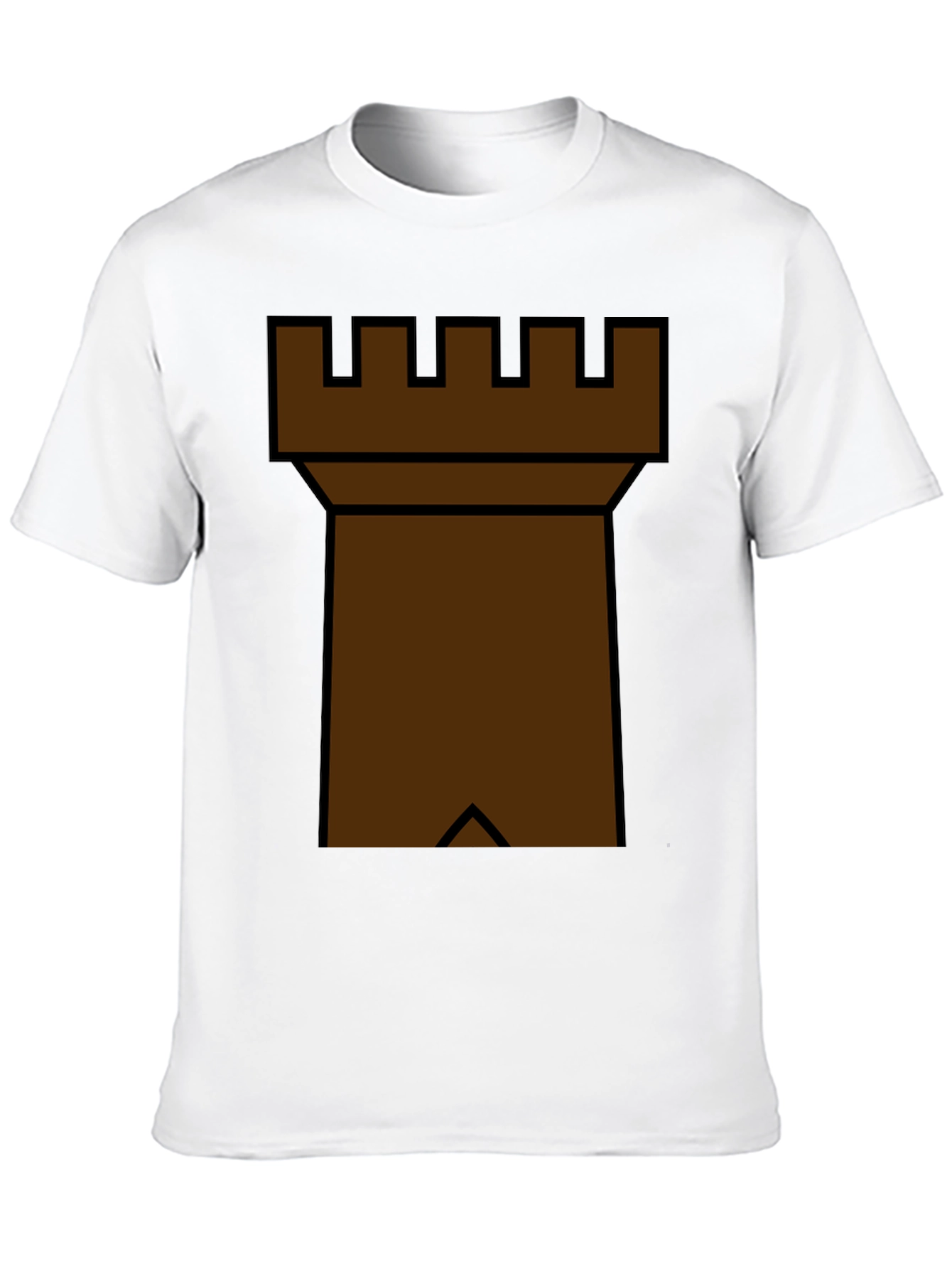 Chess Rook Graphic Tee - Strategy & Style