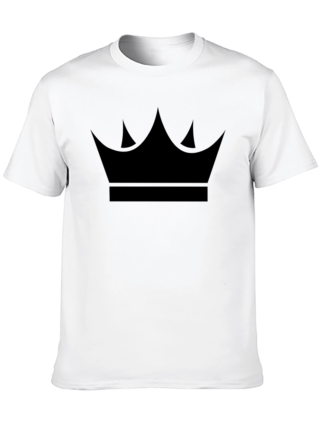 Crown Graphic T-Shirt - Casual Cotton Tee