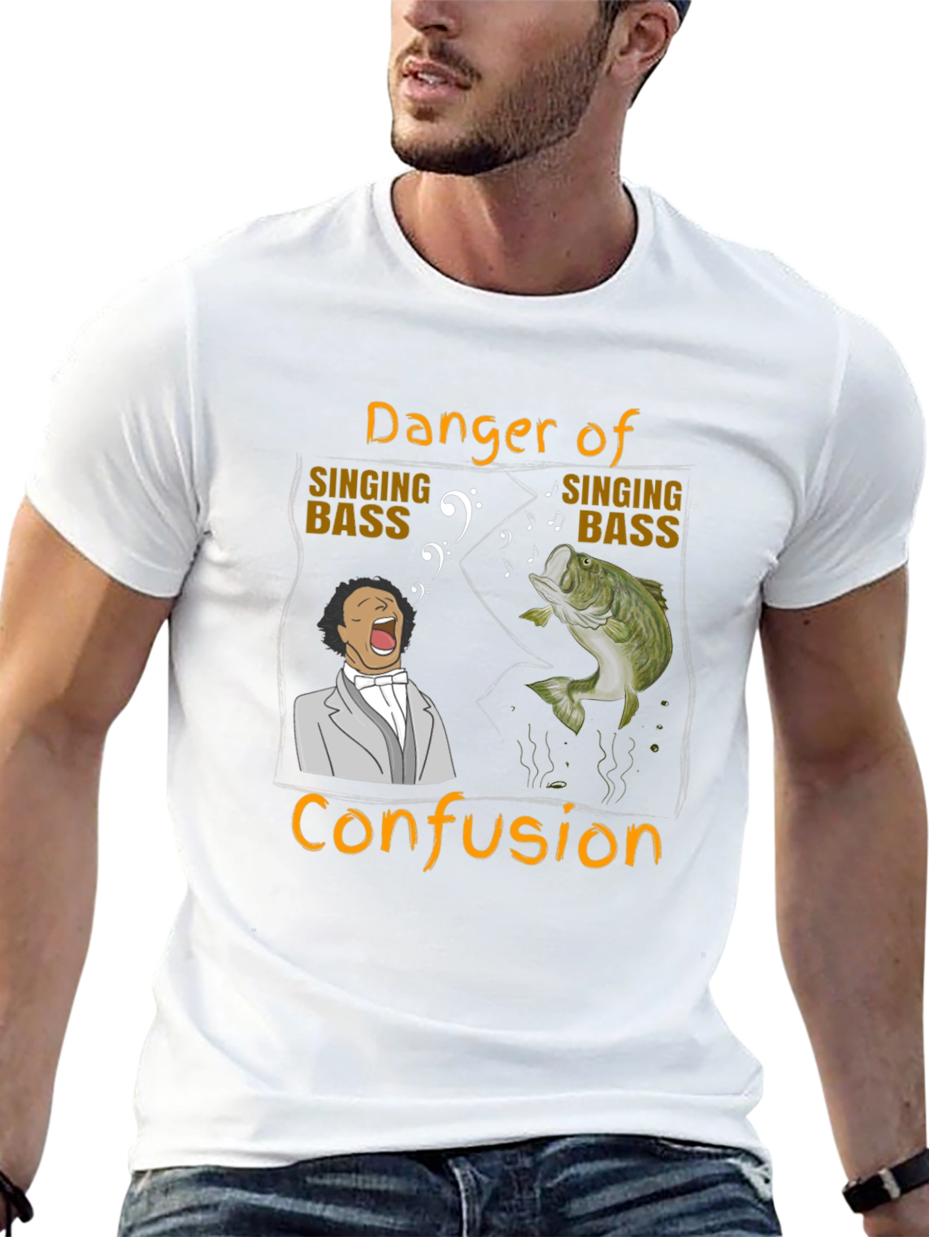 Danger of Singing Bass Confusion T-Shirt