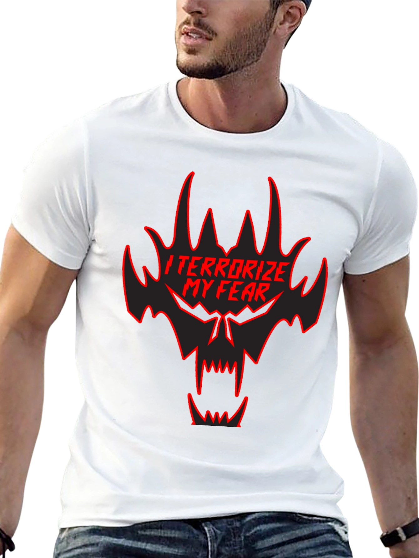 Terrorize My Fear Black Graphic Tee