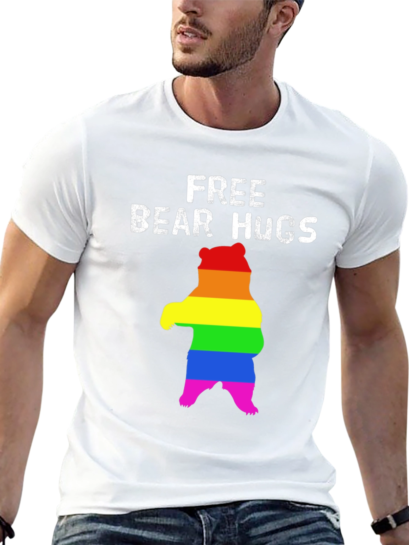 Free Bear Hugs Pride T-Shirt