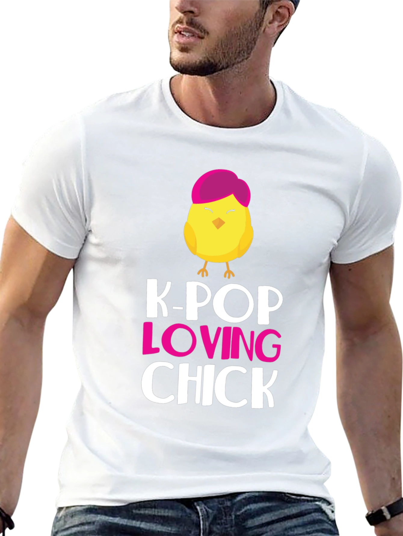 K-Pop Loving Chick T-Shirt Cute Graphic Tee