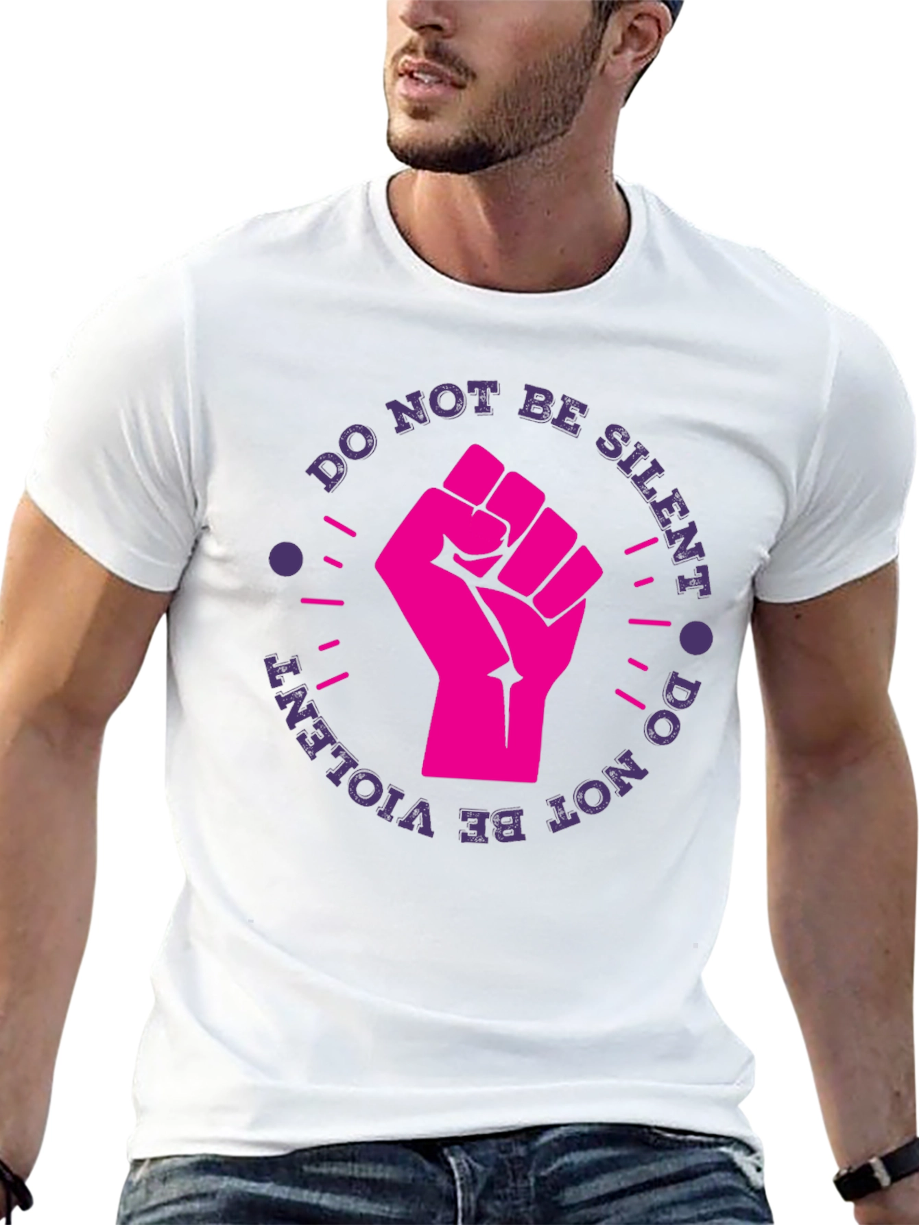 Empowerment Fist Graphic Tee - Do Not Be Silent