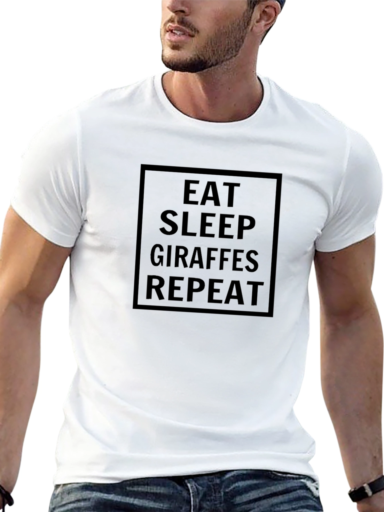 Eat Sleep Giraffes Repeat T-Shirt