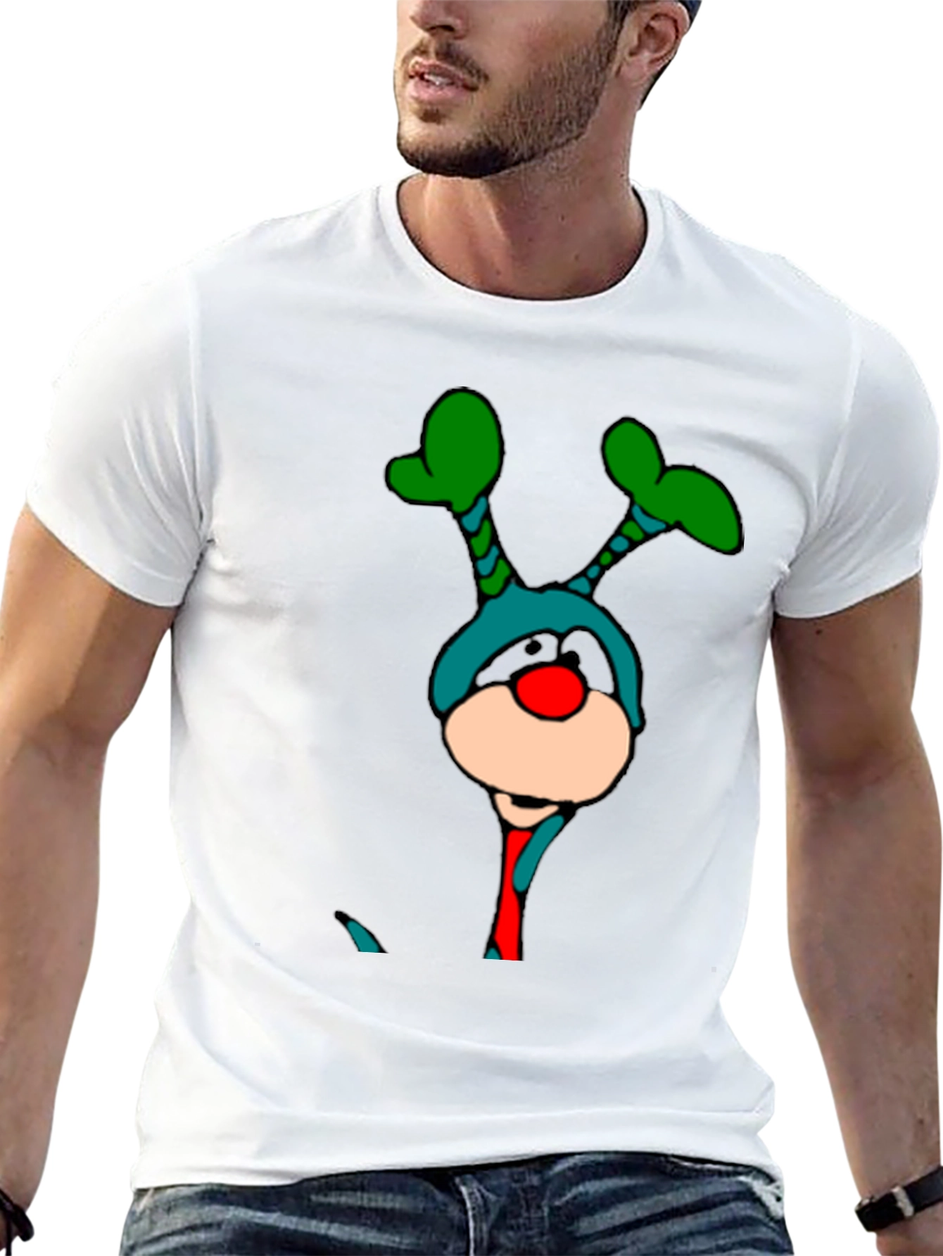 Festive Cartoon Character T-Shirt