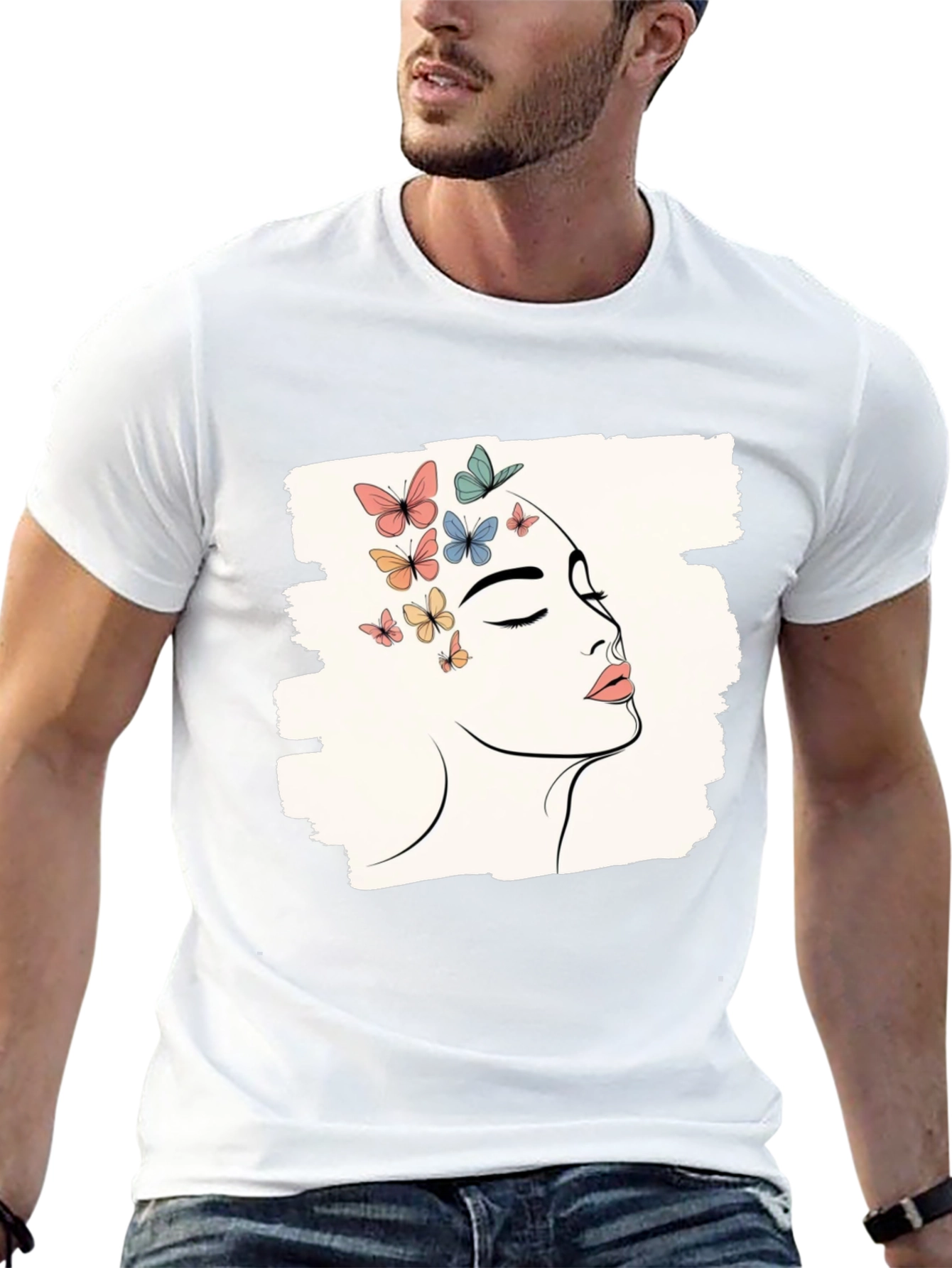 Butterfly Mind T-Shirt - Artistic Graphic Tee