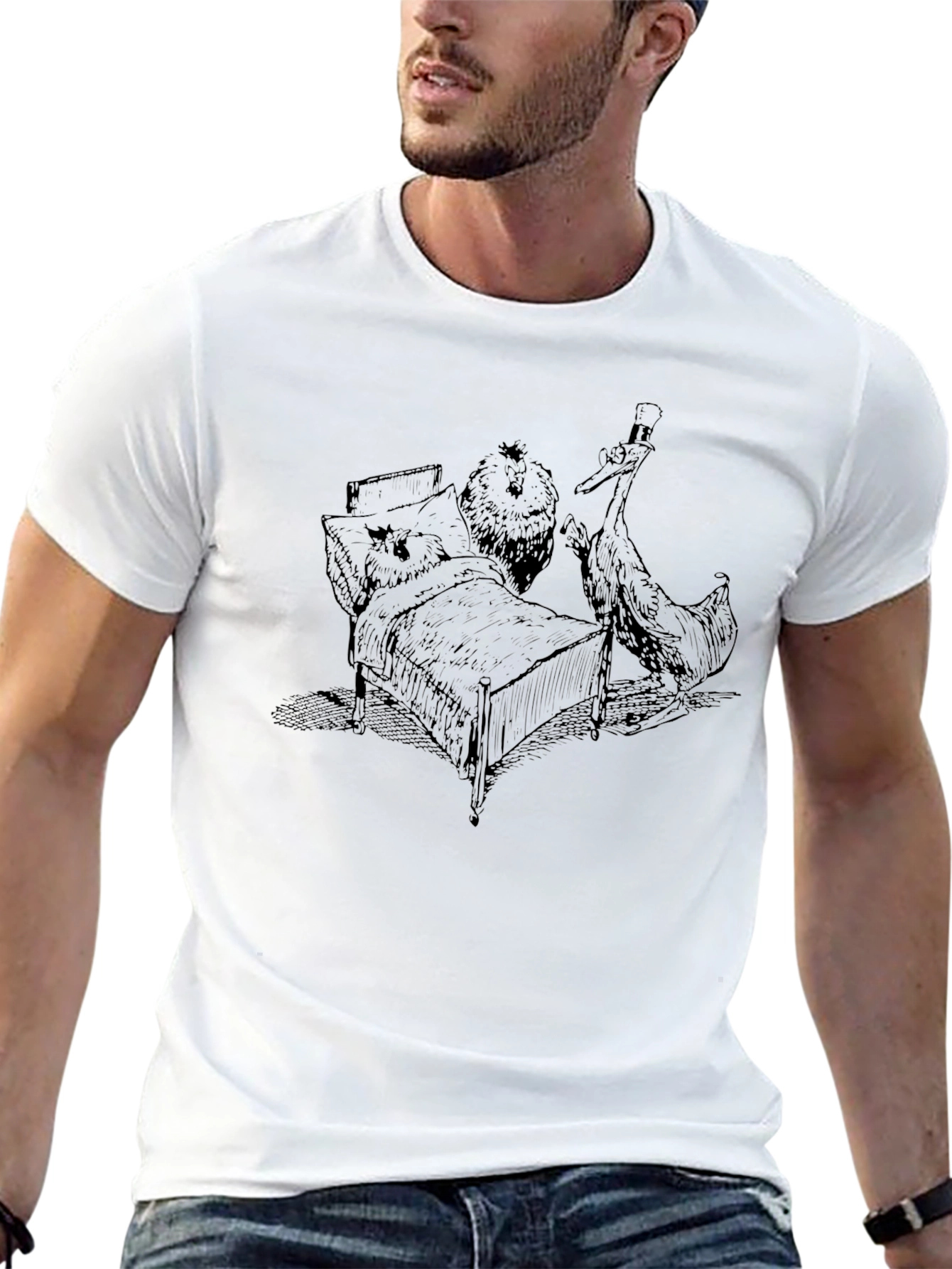 Quirky Bedtime Story Graphic Tee