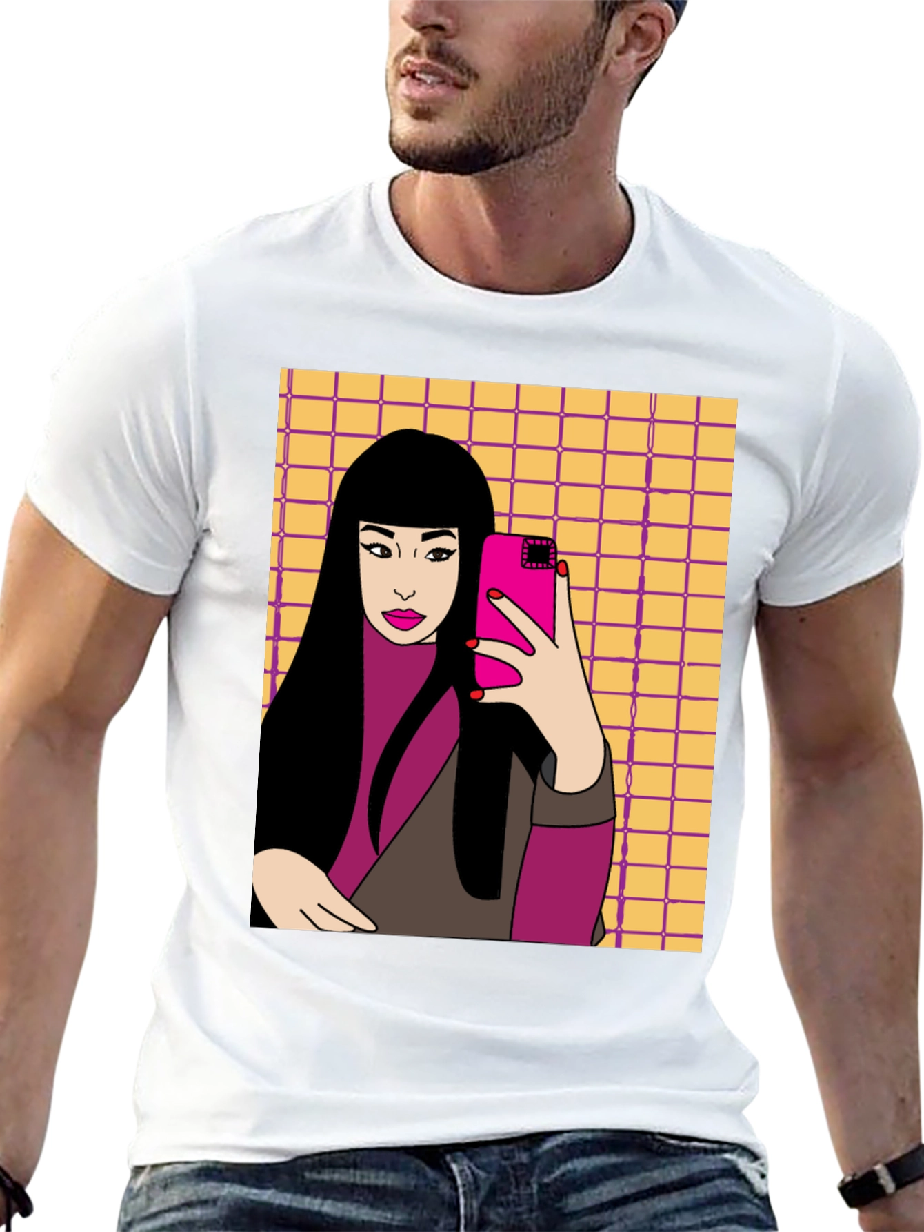 Selfie Girl Graphic Tee - Cool Trendy T-Shirt