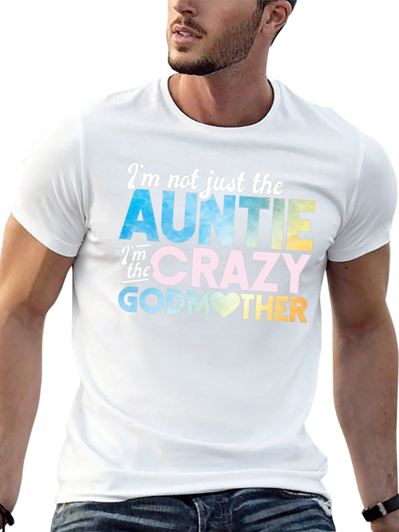 Auntie Crazy Godmother Graphic T-Shirt