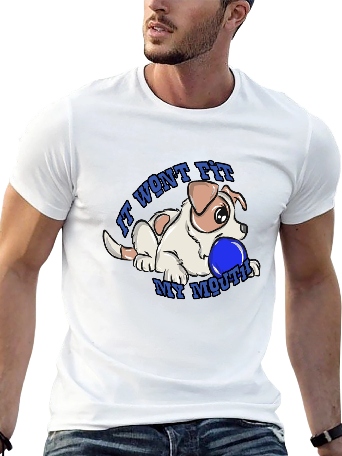 Dog & Ball Graphic T-Shirt - It Wont Fit