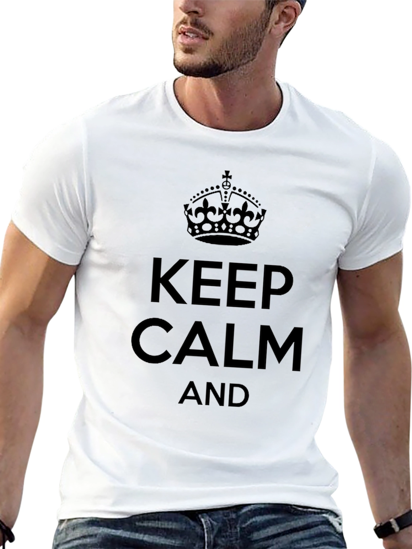 Keep Calm Graphic T-Shirt