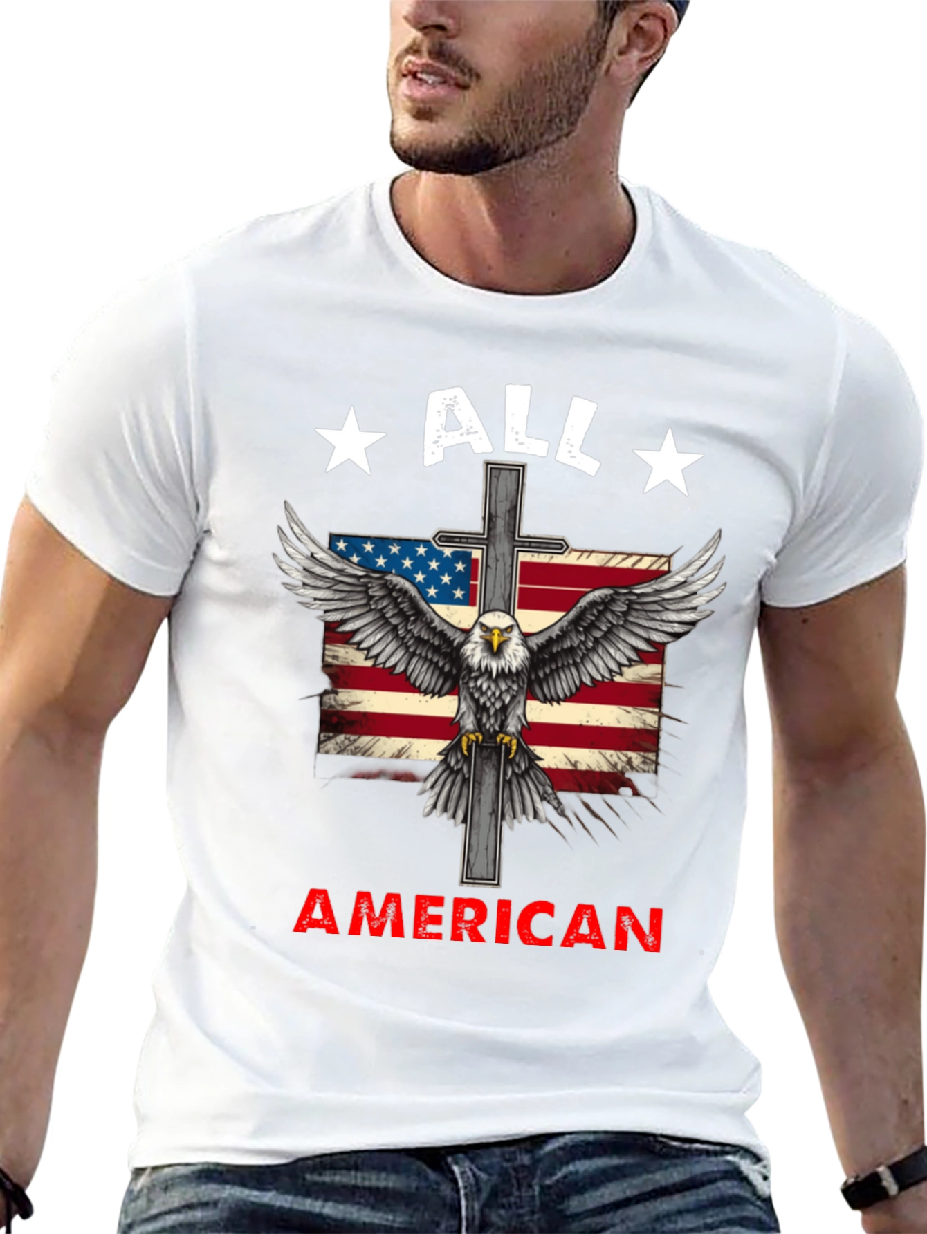 All American Eagle Graphic T-Shirt