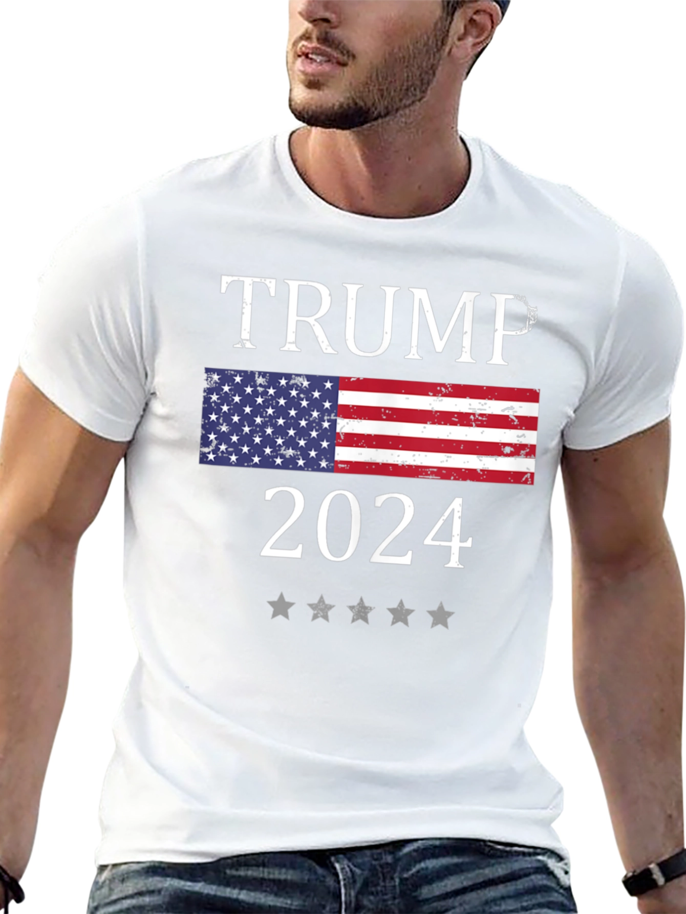 Trump 2024 Patriotic Graphic Tee