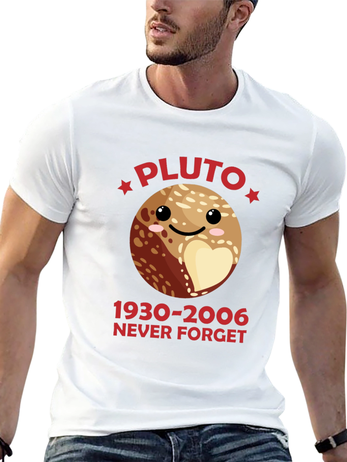 Pluto Never Forget Graphic Tee