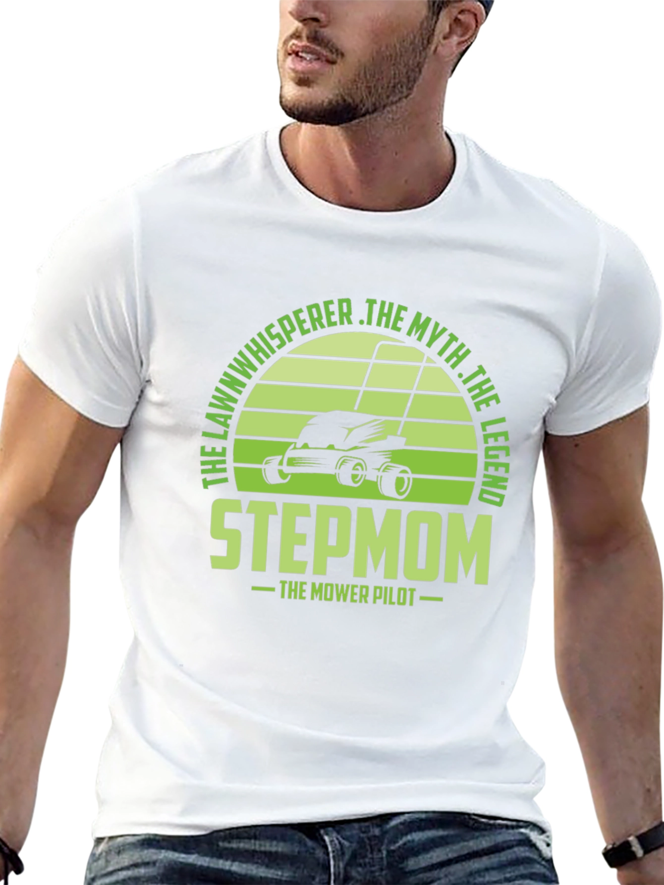 Stepmom Lawn Mower Pilot T-Shirt - The Legend