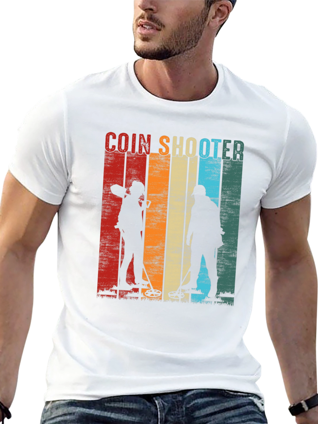 Coin Shooter T-Shirt - Metal Detecting Gift