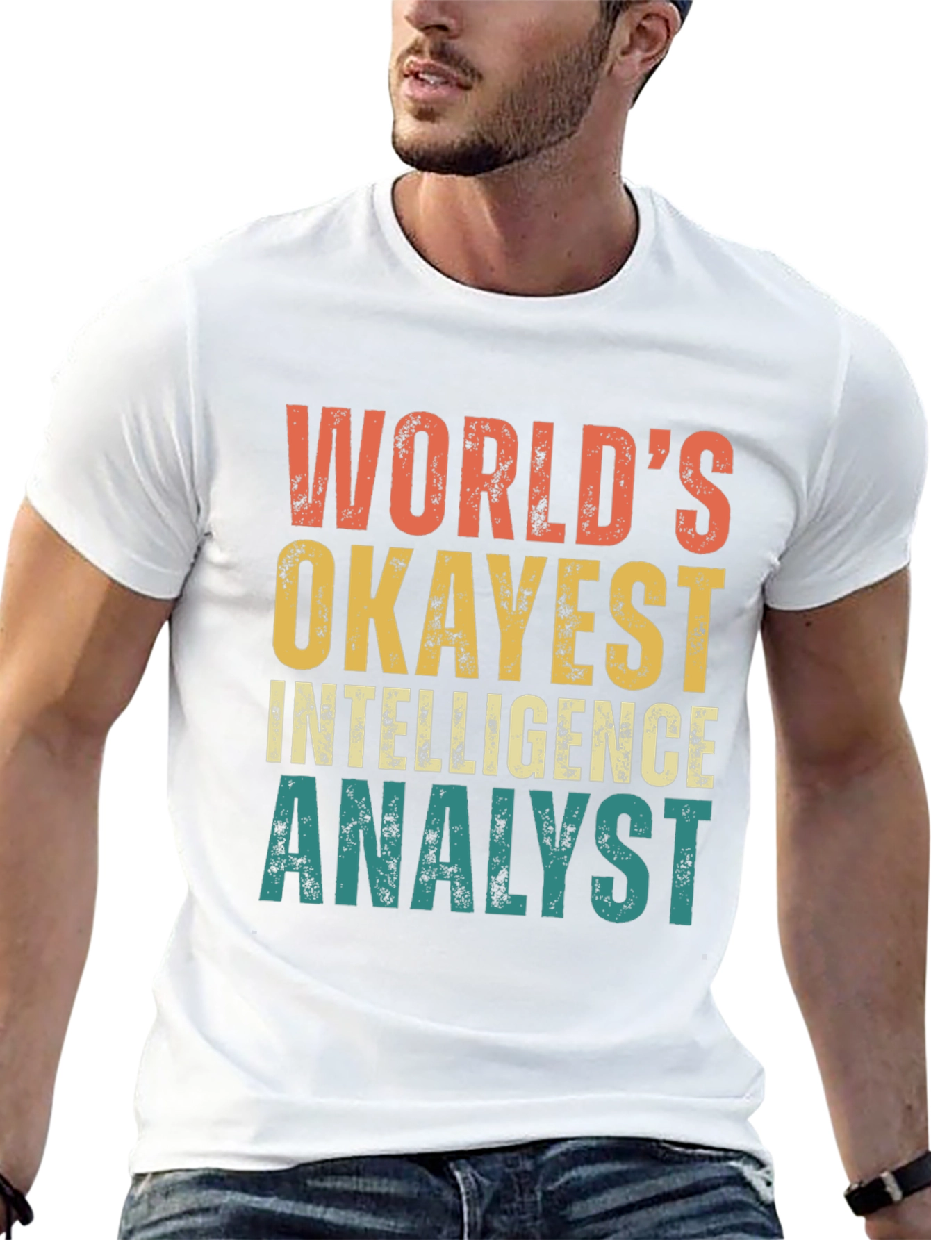 Worlds Okayest Intelligence Analyst T-Shirt