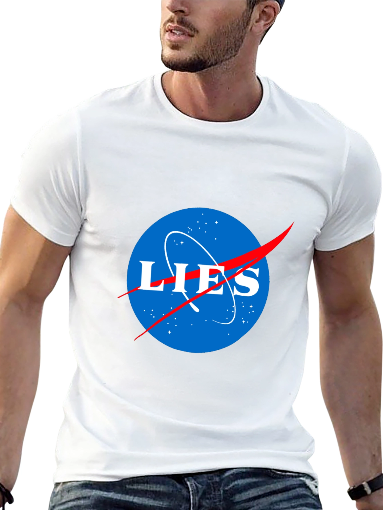 NASA Lies T-Shirt - Funny Conspiracy Graphic Tee