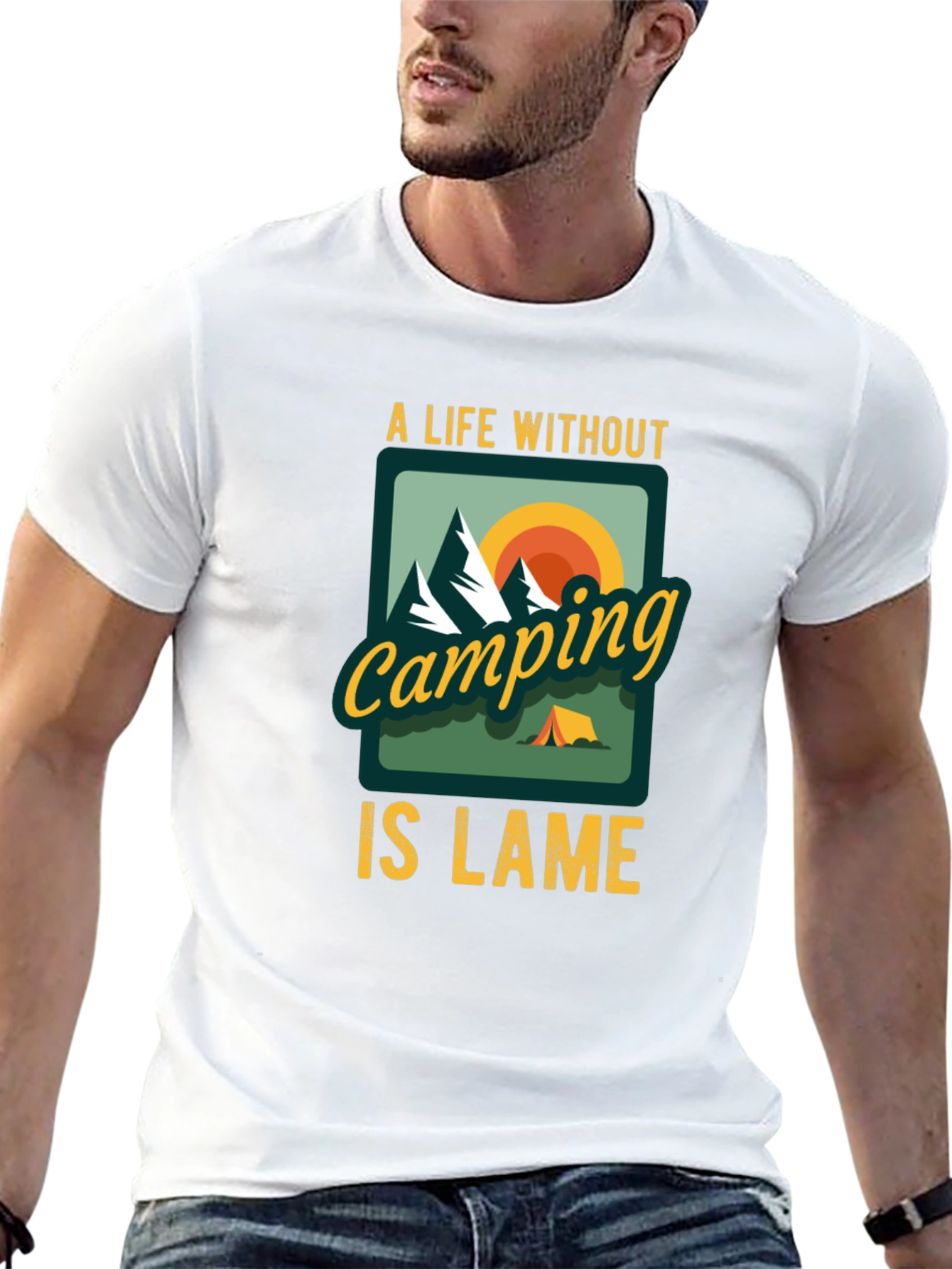 Camping is Lame Graphic Tee