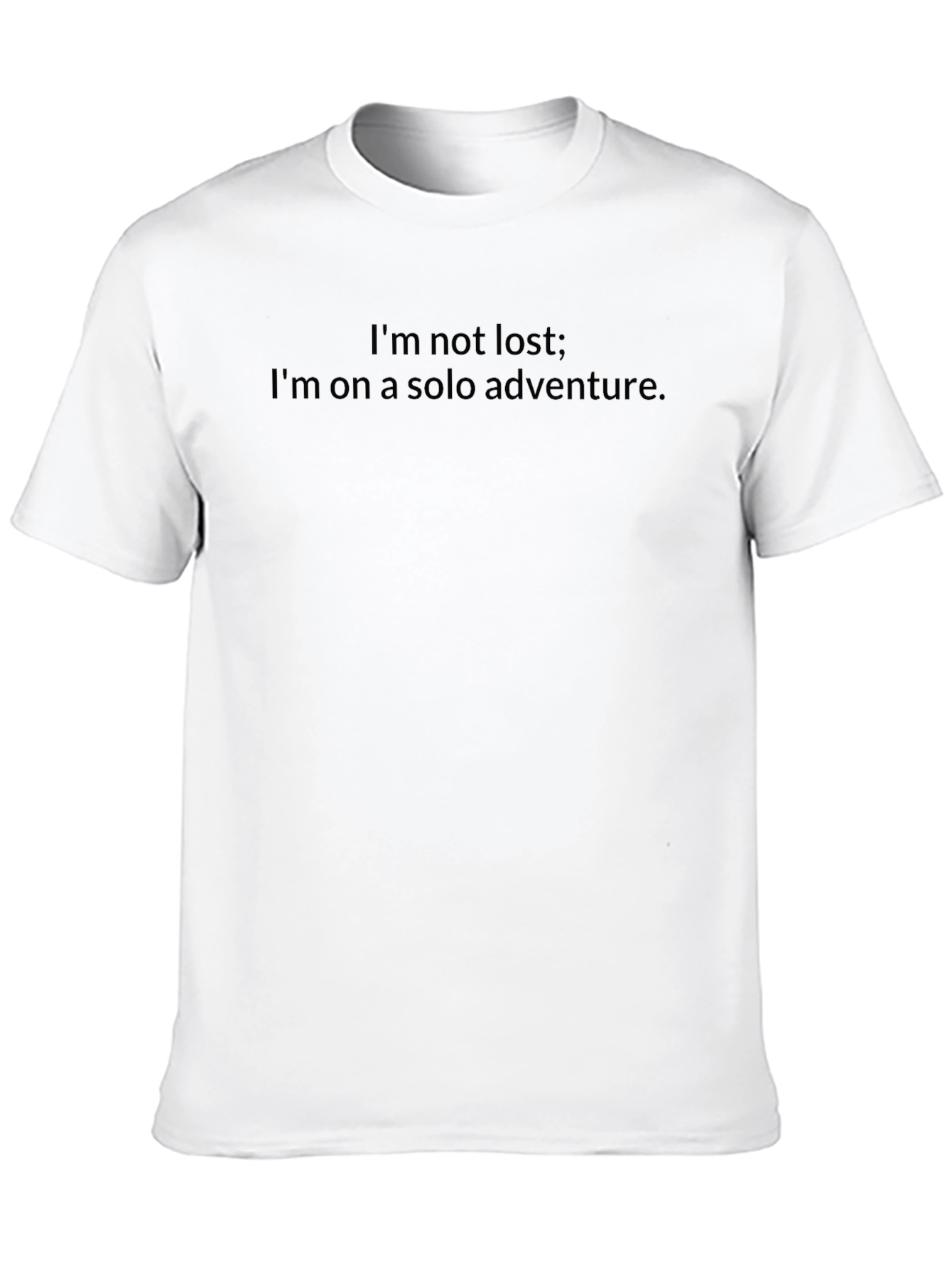 Solo Adventure Black T-Shirt - Wanderers Style