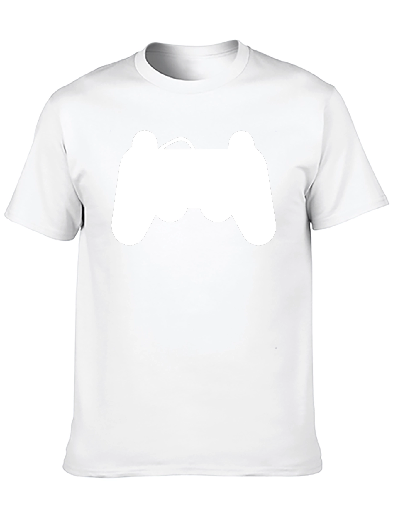 Gamer Tee - White Console Graphic T-Shirt