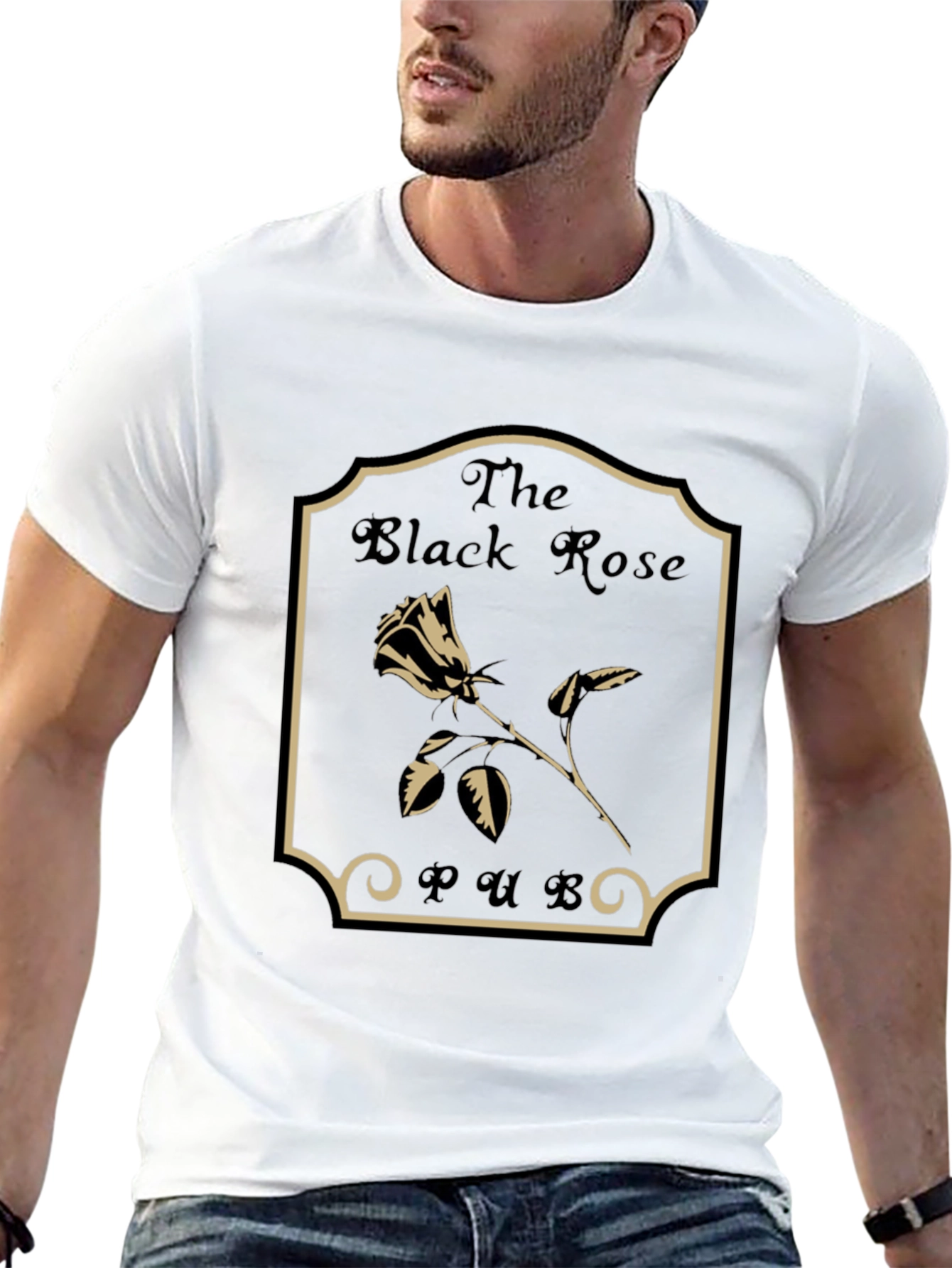 The Black Rose Pub Graphic T-Shirt