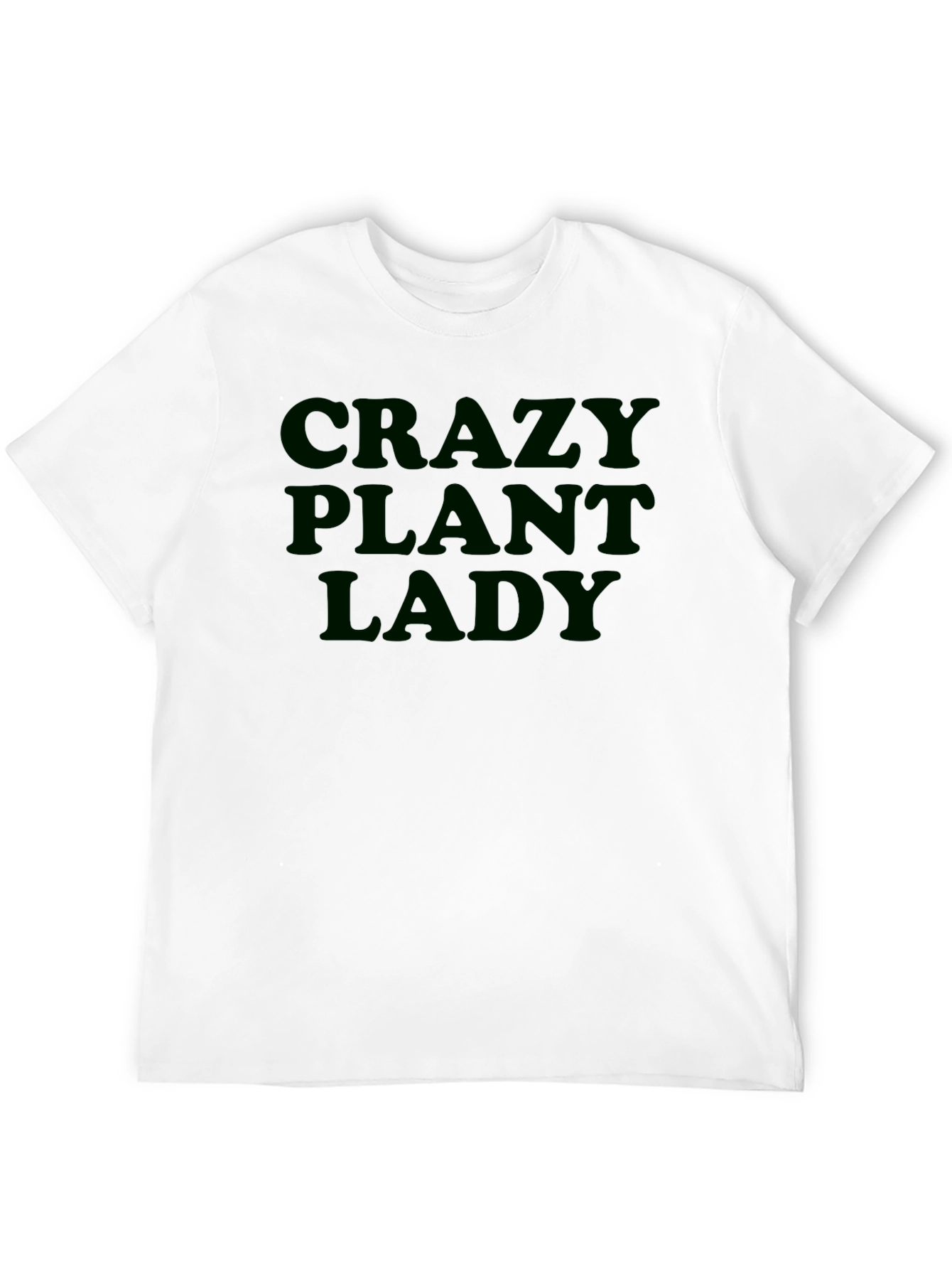 Crazy Plant Lady Graphic T-Shirt - Black