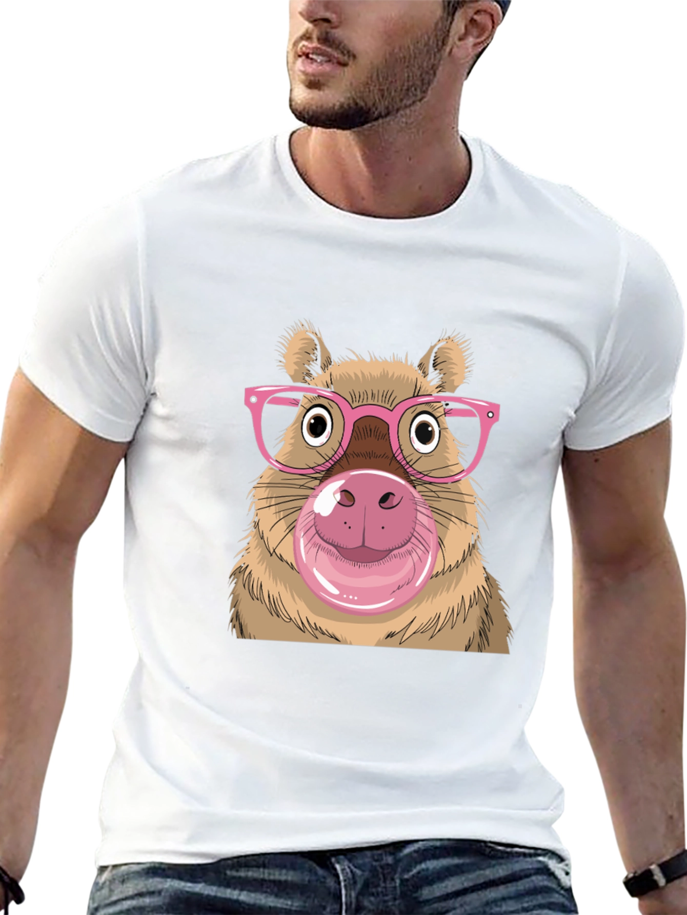 Capybara Bubblegum T-Shirt