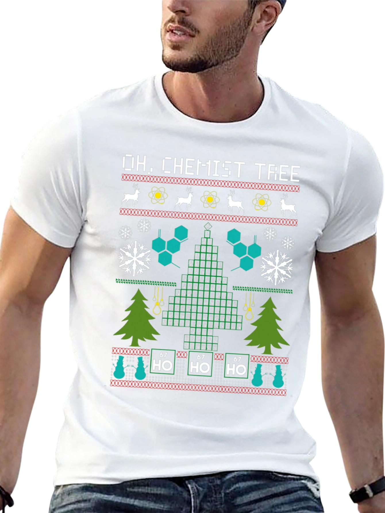 Oh Chemist Tree Holiday T-Shirt
