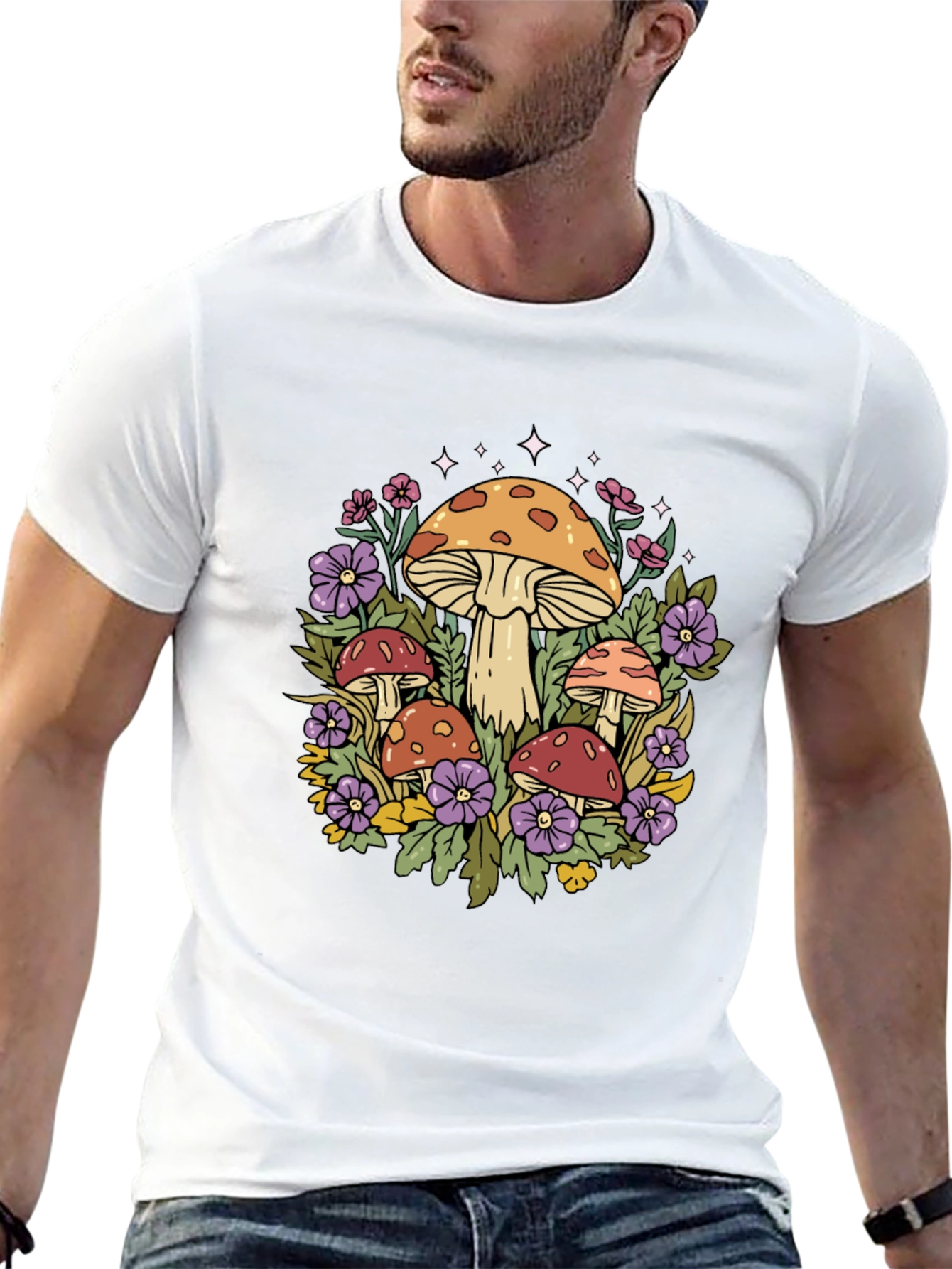 Mushroom Garden Graphic Tee