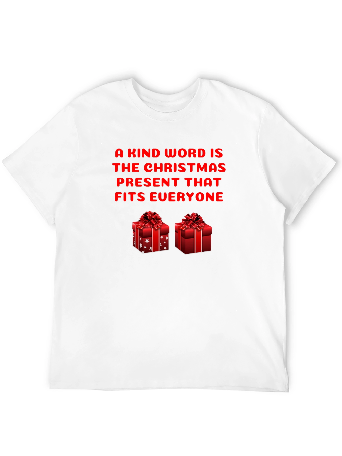 Christmas Present T-Shirt - Kind Word Design