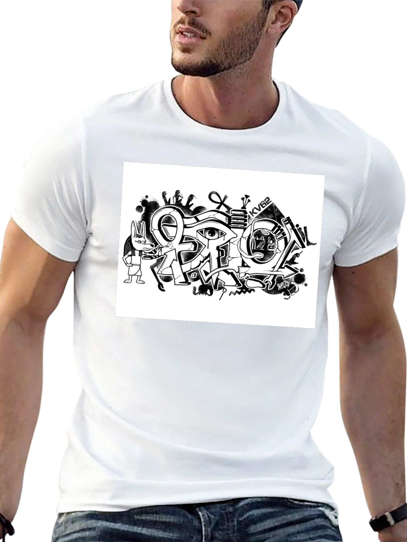 Egyptian Graffiti Art T-Shirt