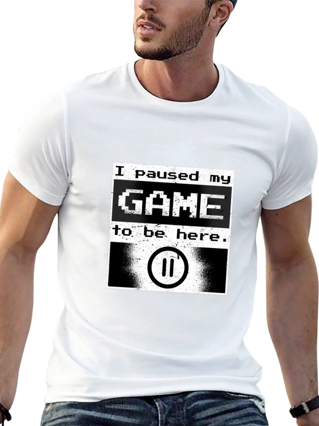 Gamer T-Shirt - I Paused My Game
