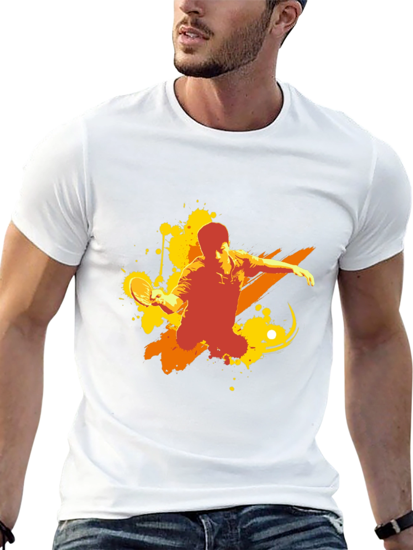 Table Tennis Graphic Tee - Stylish Sport Shirt
