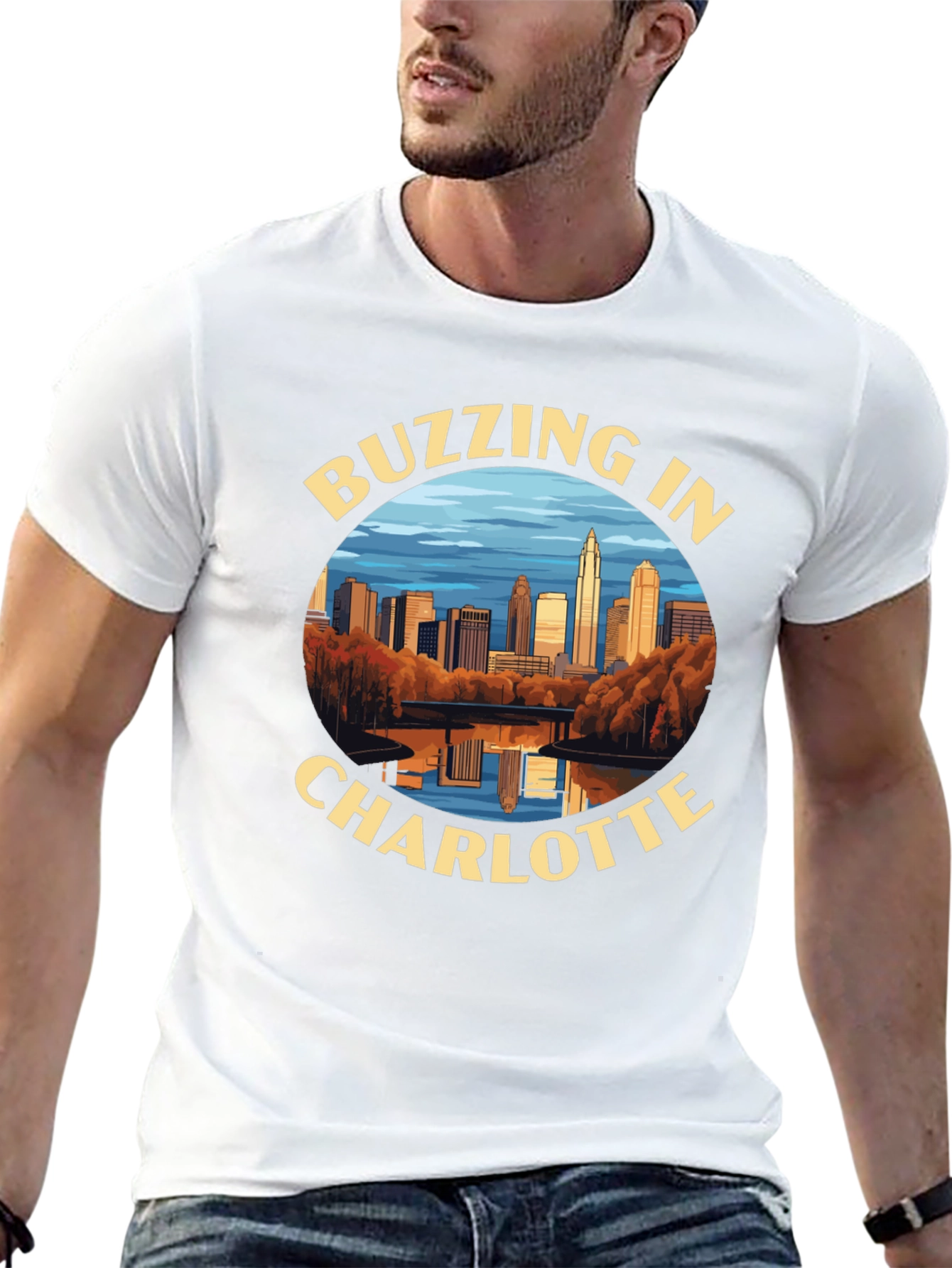 Buzzing in Charlotte Graphic Tee