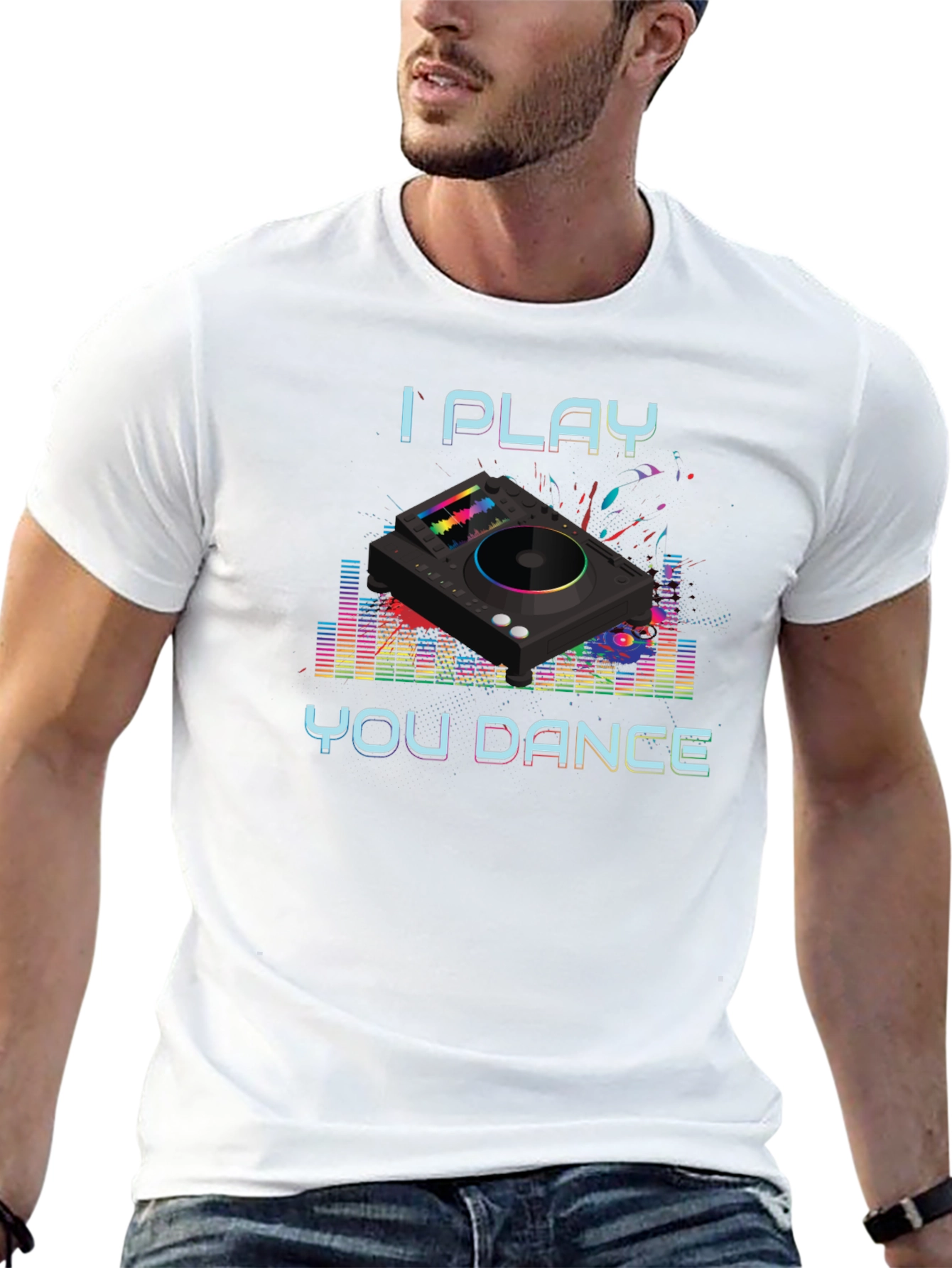 I Play You Dance DJ Graphic Tee