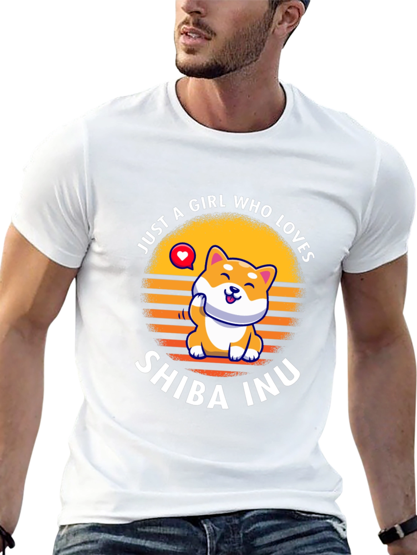 Shiba Inu Girls Love T-Shirt