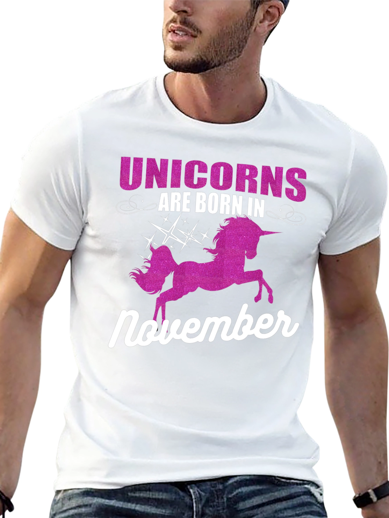 Unicorns Born in November T-Shirt