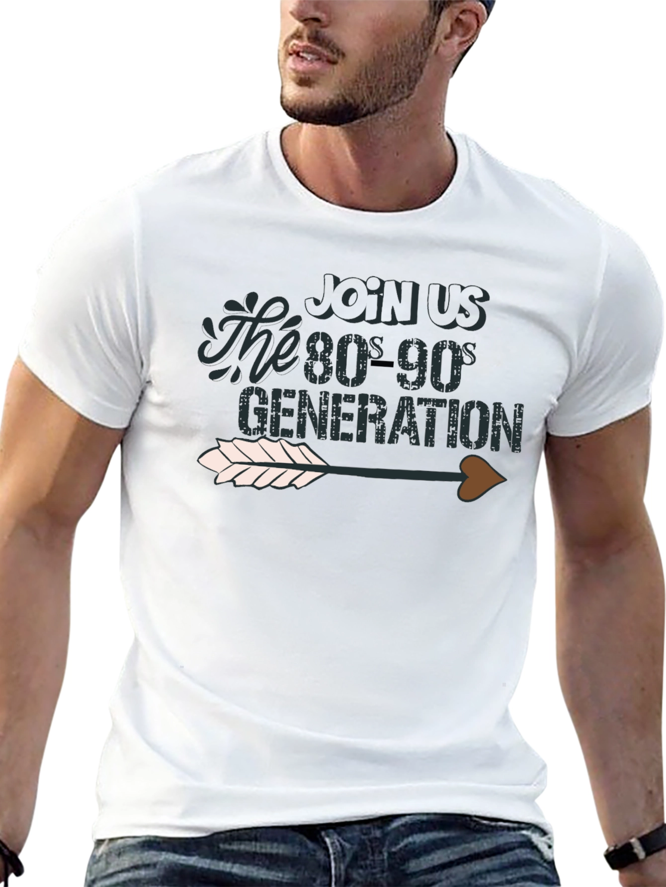 80s 90s Generation Arrow T-Shirt