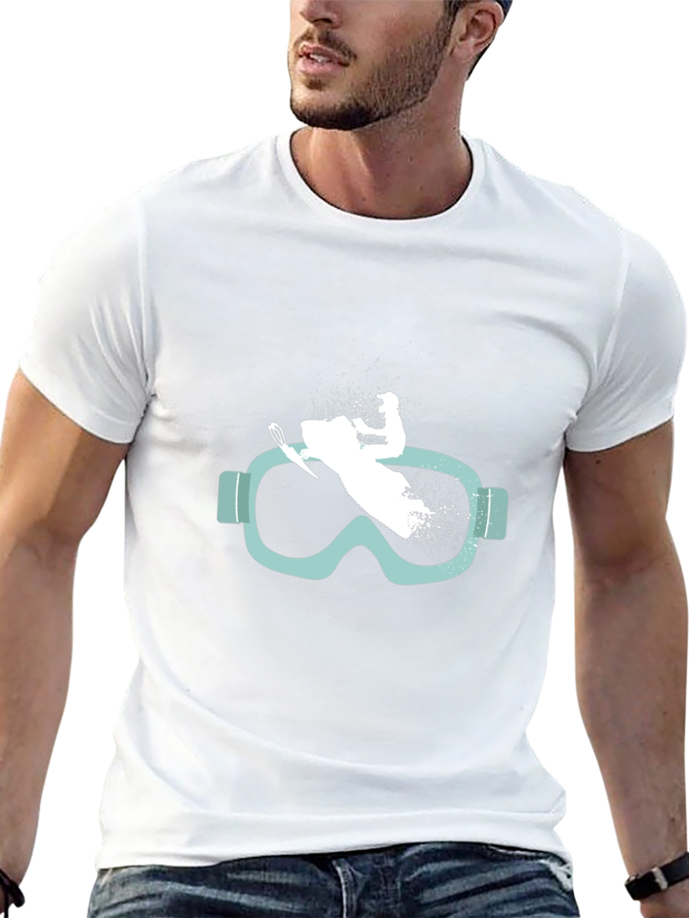 Ski Goggles T-Shirt - Stylish Winter Sports Tee