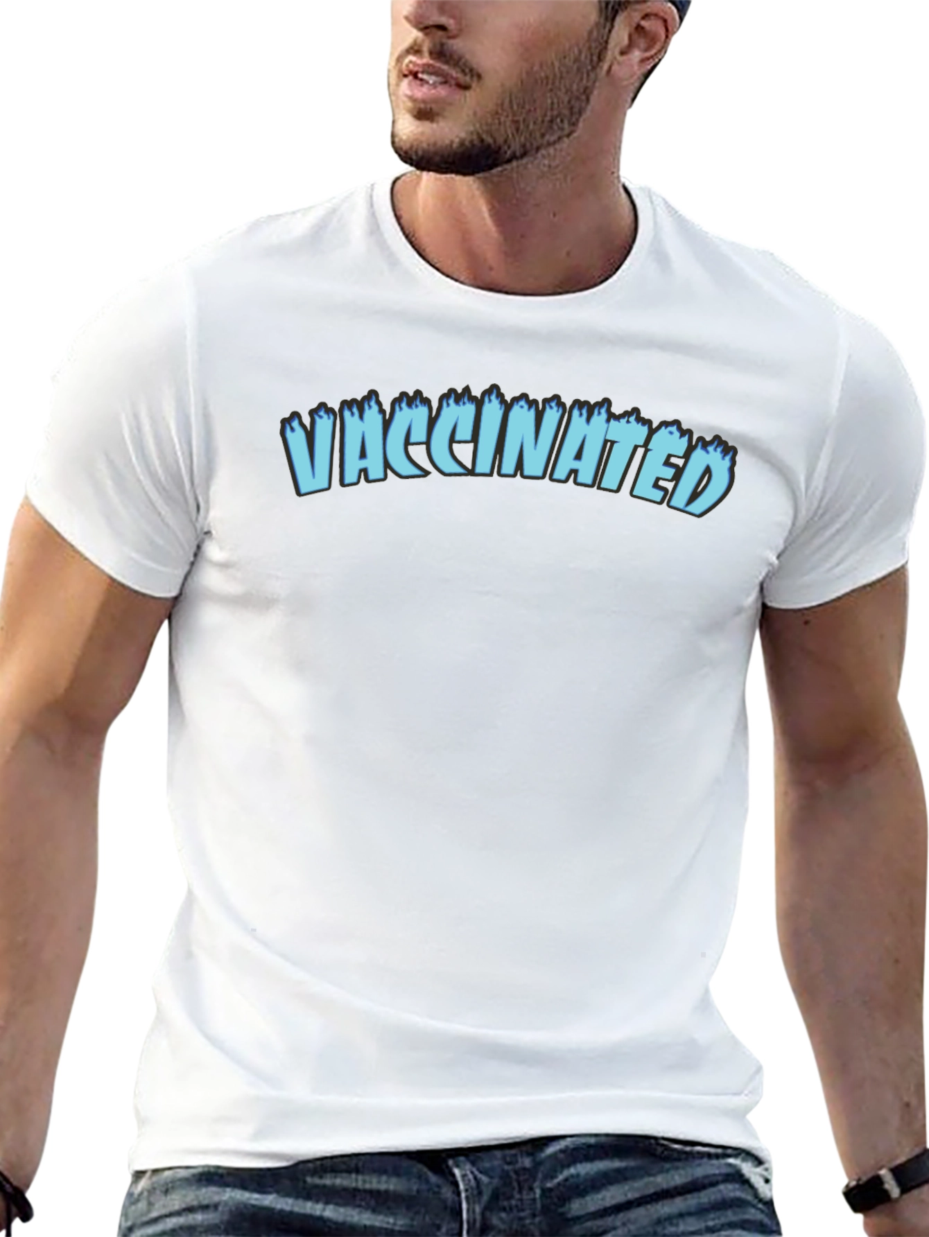 Vaccinated Graphic Tee - Cool & Casual T-Shirt
