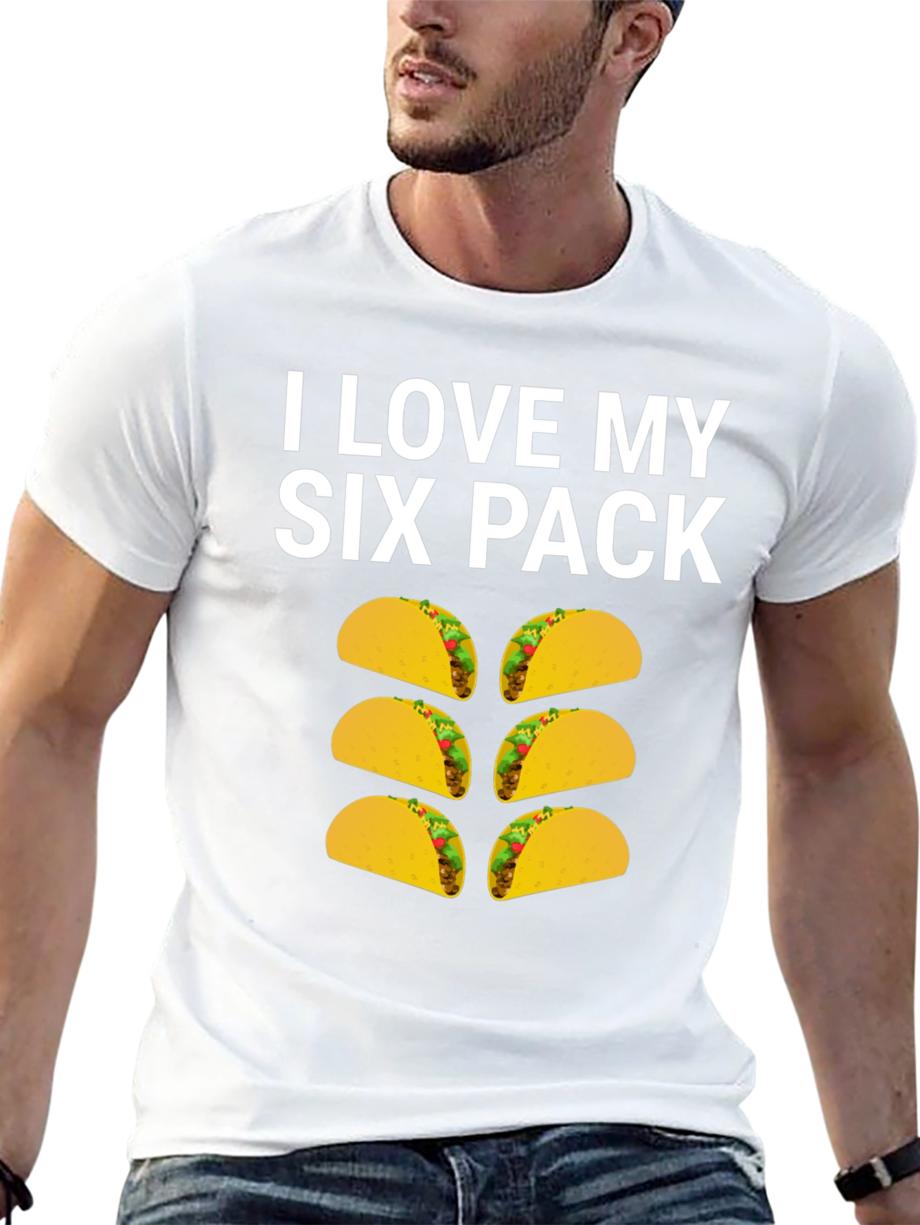 I Love My Six Pack Taco T-Shirt