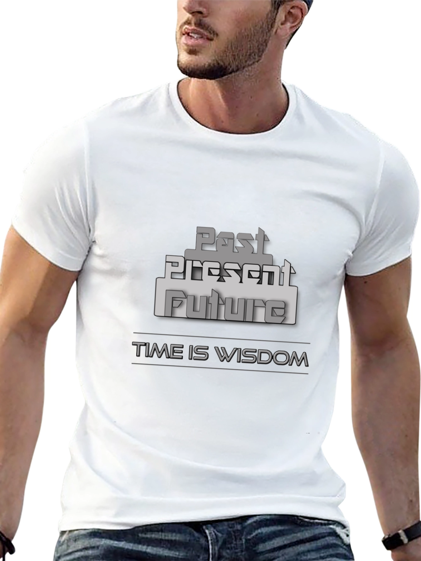 Past Present Future Time is Wisdom Graphic T-Shirt