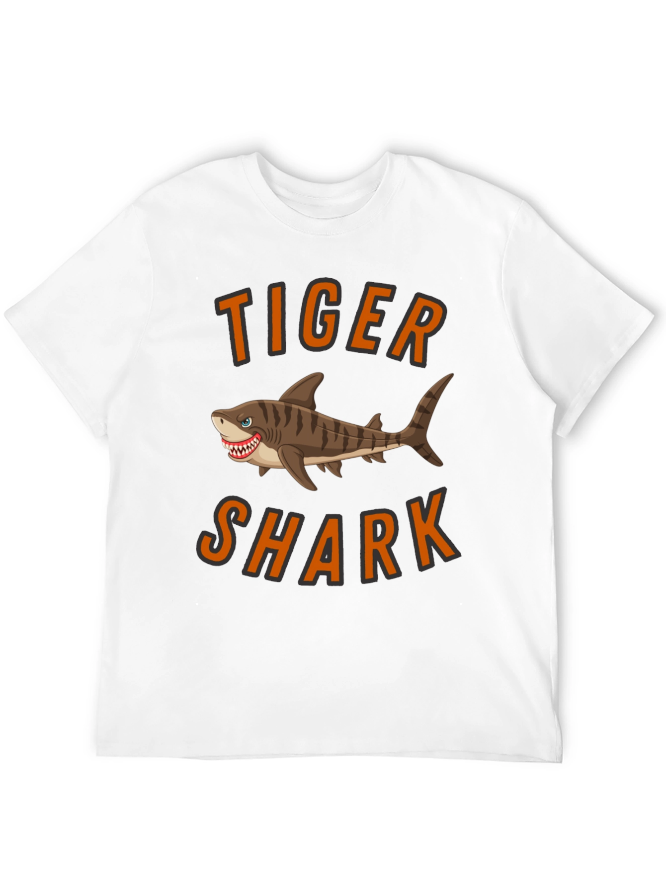 Tiger Shark Graphic T-Shirt - Cool Animal Tee