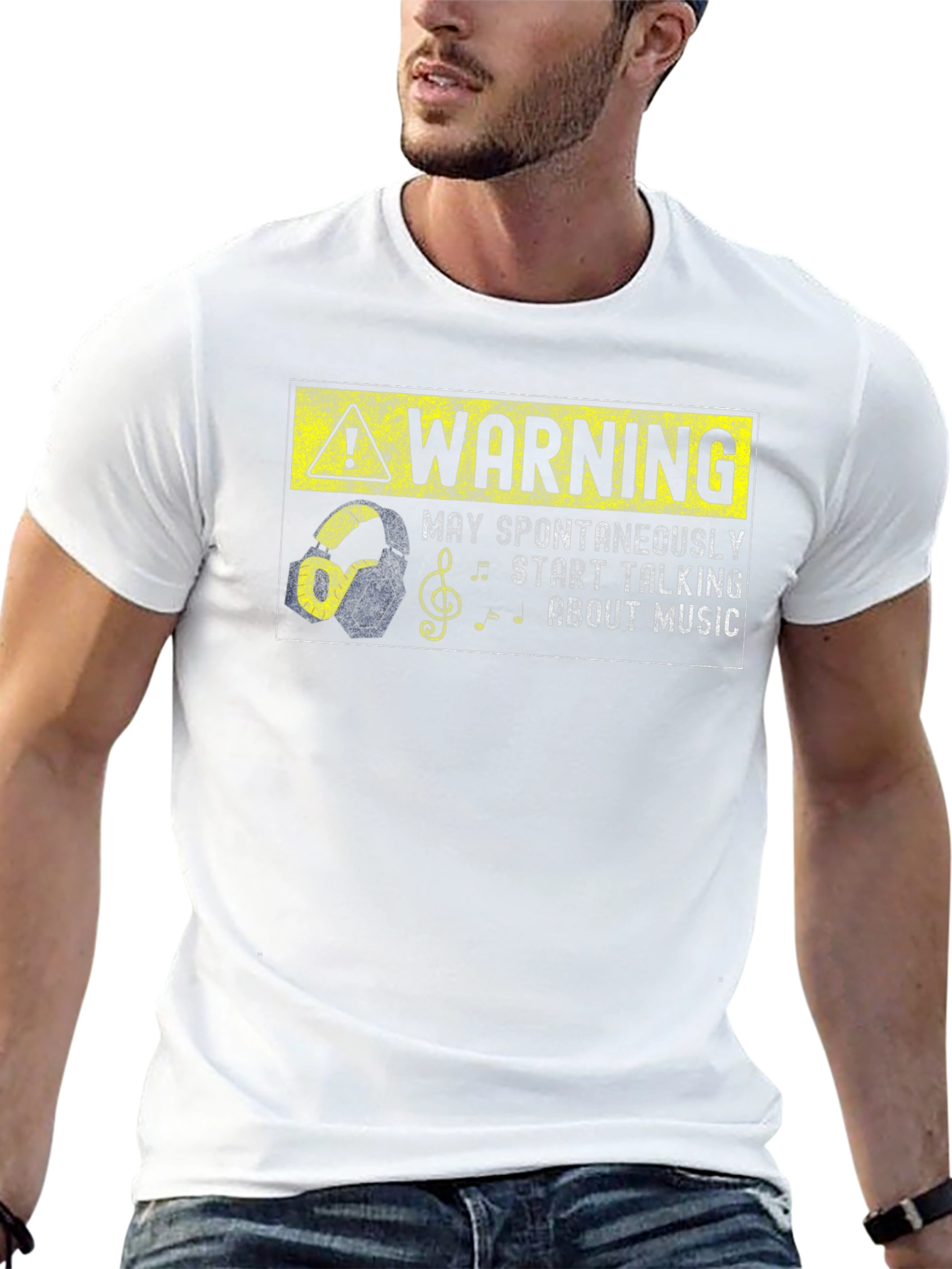 Warning: May Spontaneously Talk About Music T-Shirt