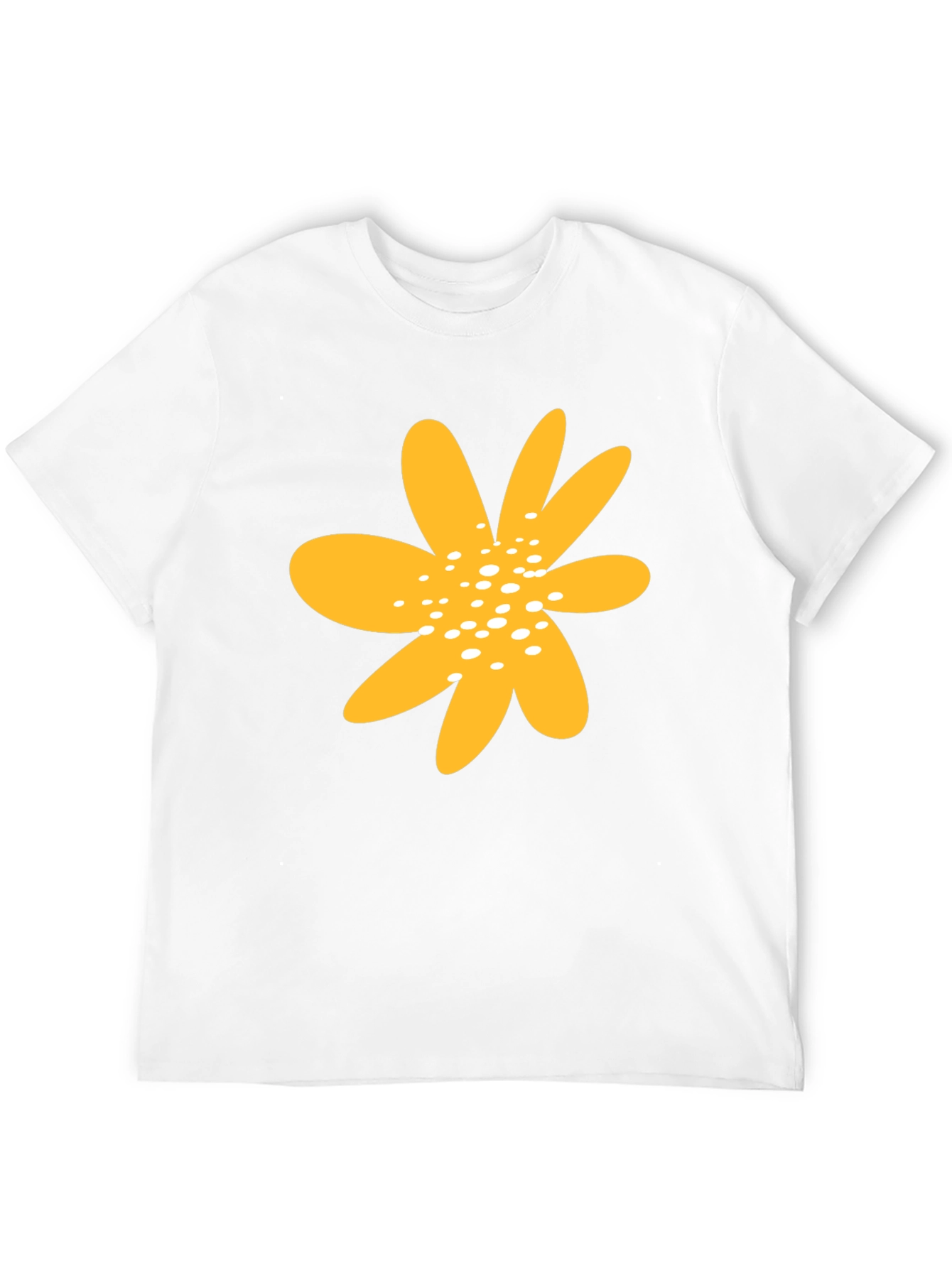 Bold Floral Graphic Black T-Shirt