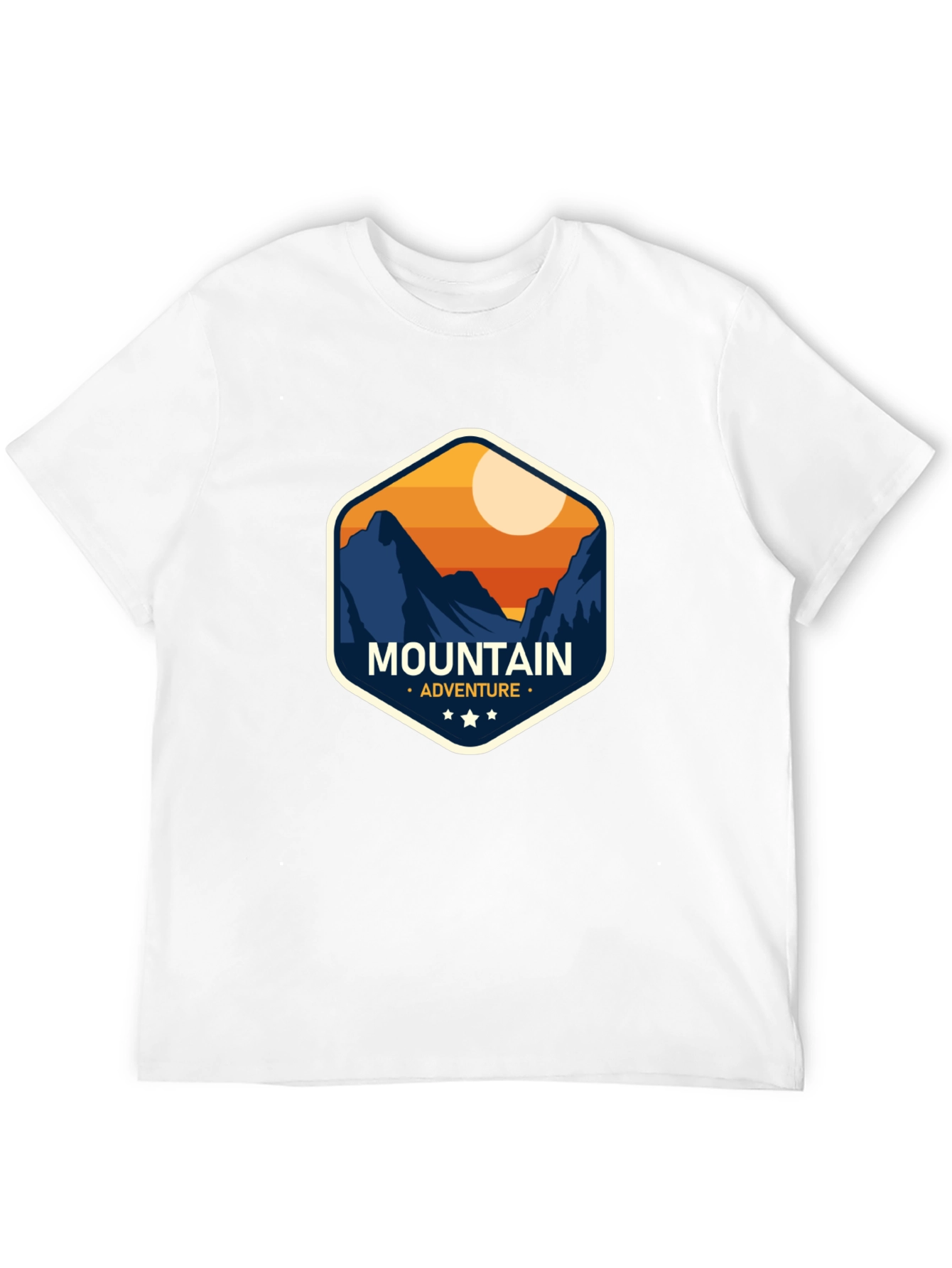 Mountain Adventure Graphic Tee - Black