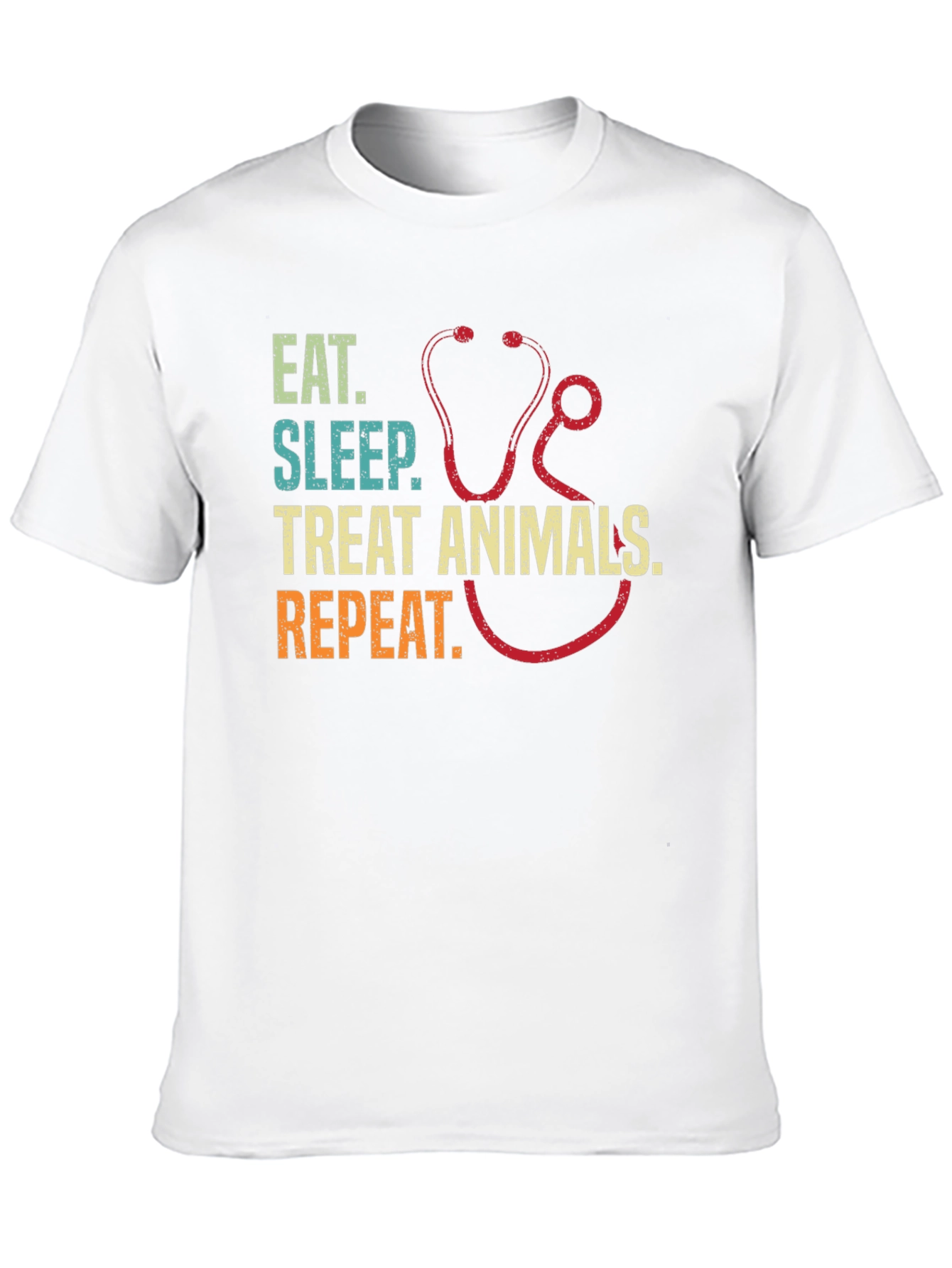 Eat Sleep Treat Animals Repeat T-Shirt