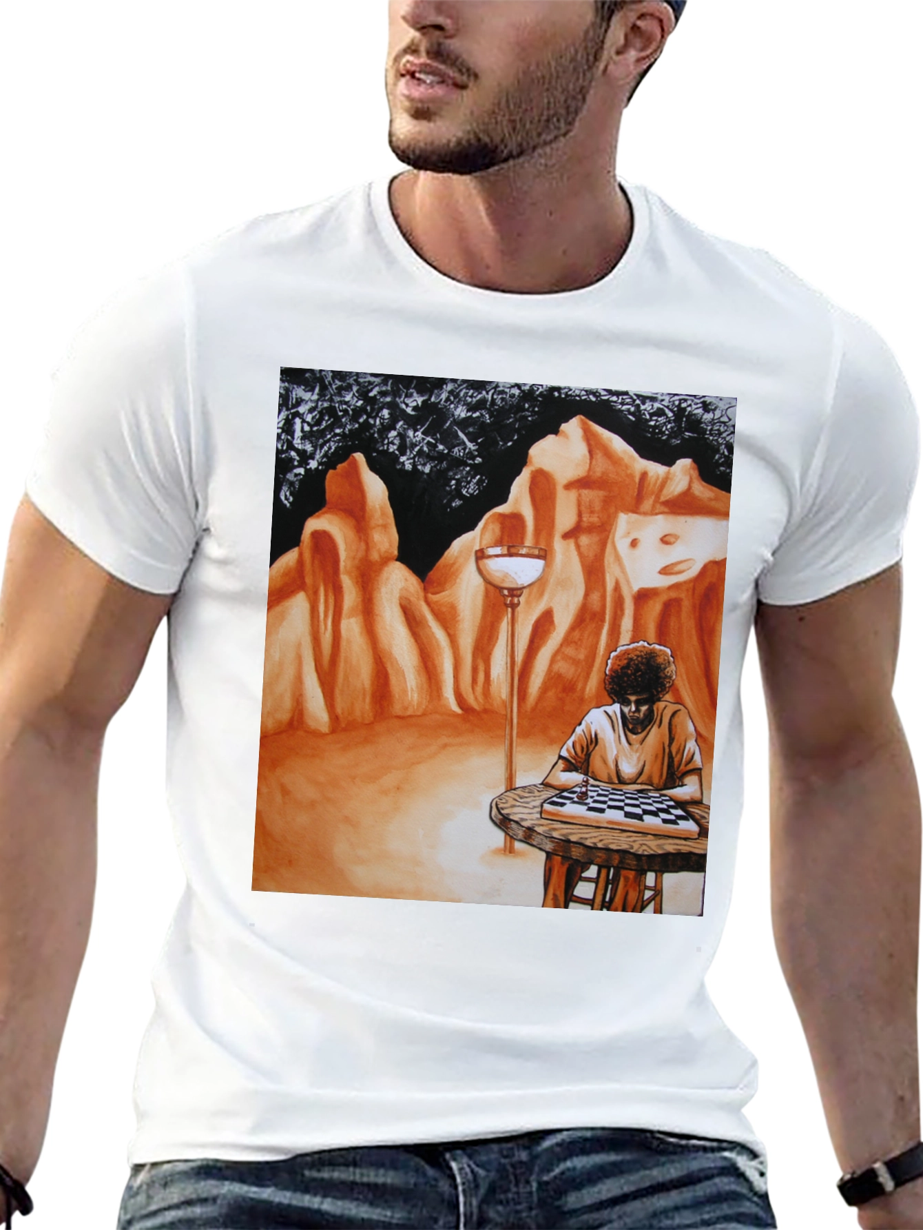 Artistic Chess Player T-Shirt