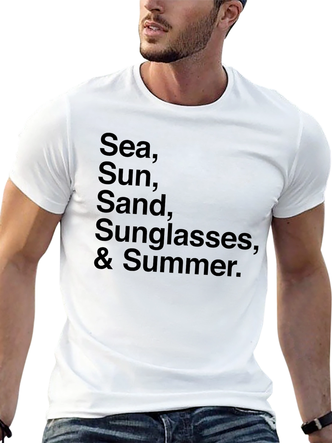Sea Sun Sand Summer Graphic Tee